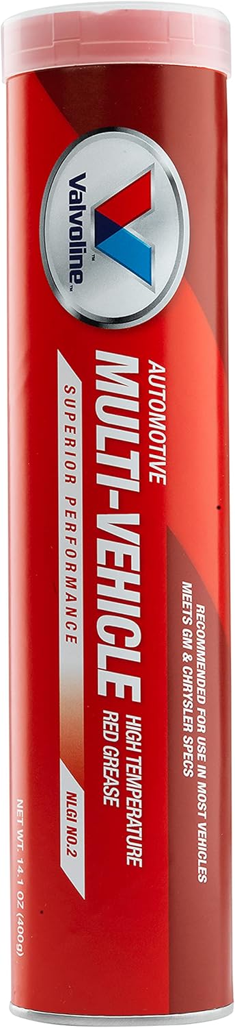 Valvoline Multi-Vehicle High Temperature Red Grease 14.1 OZ Cartridge