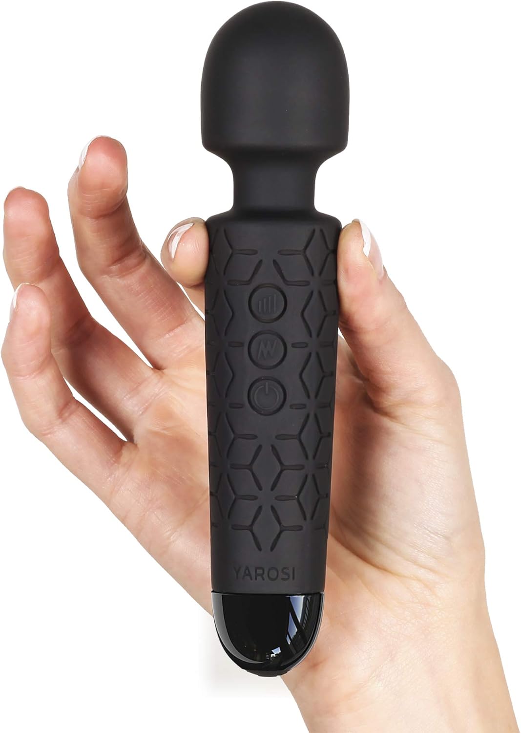 Yarosi Micro Personal Massage Device Smallest and Strongest Cordless Handheld Massager - Powerful - Best for Travel - Magic Stress Away - Perfect on Back Legs Hand Pains and Sports Recovery