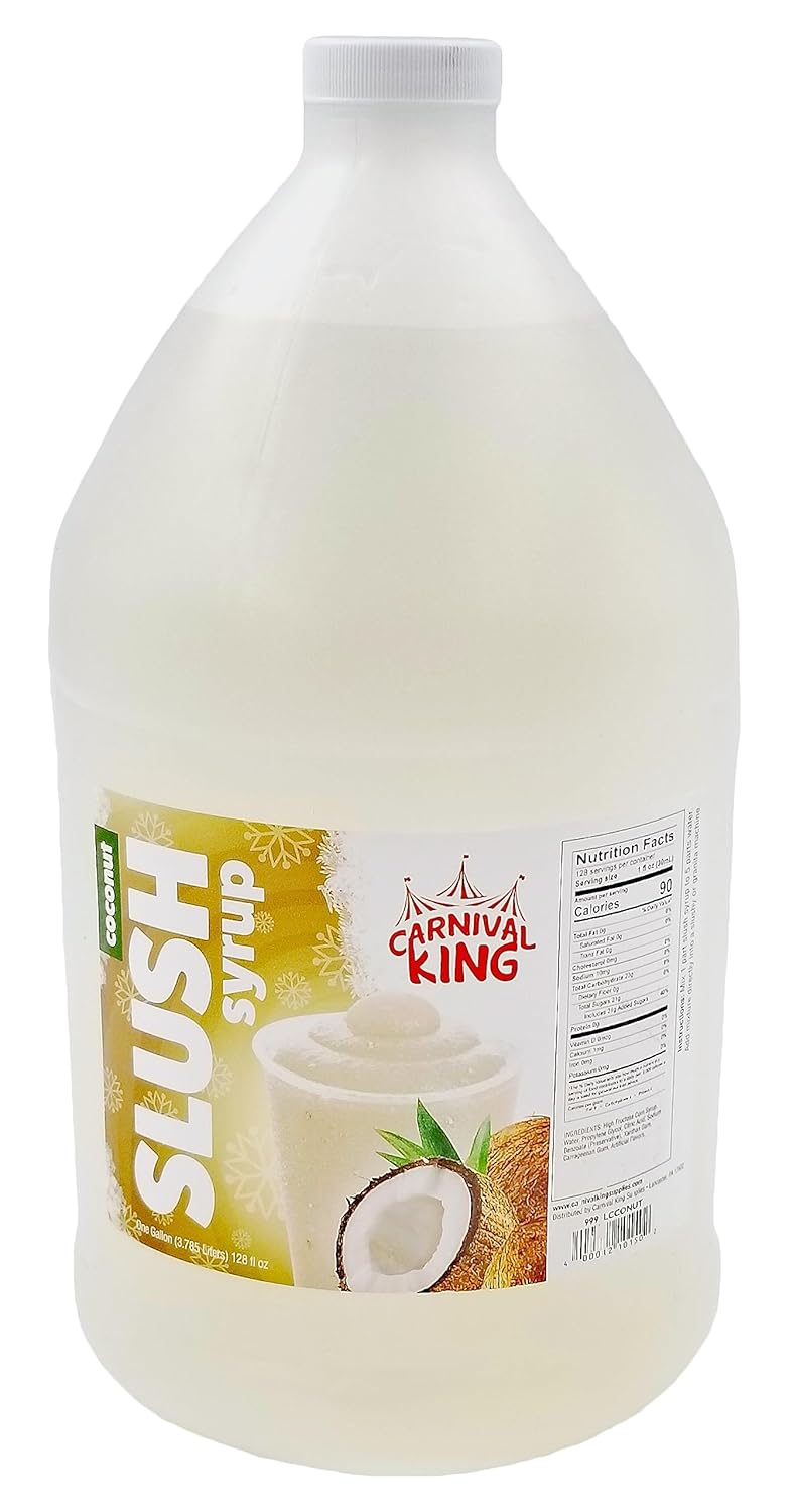 TableTop King 1 Gallon Coconut Slushy Syrup