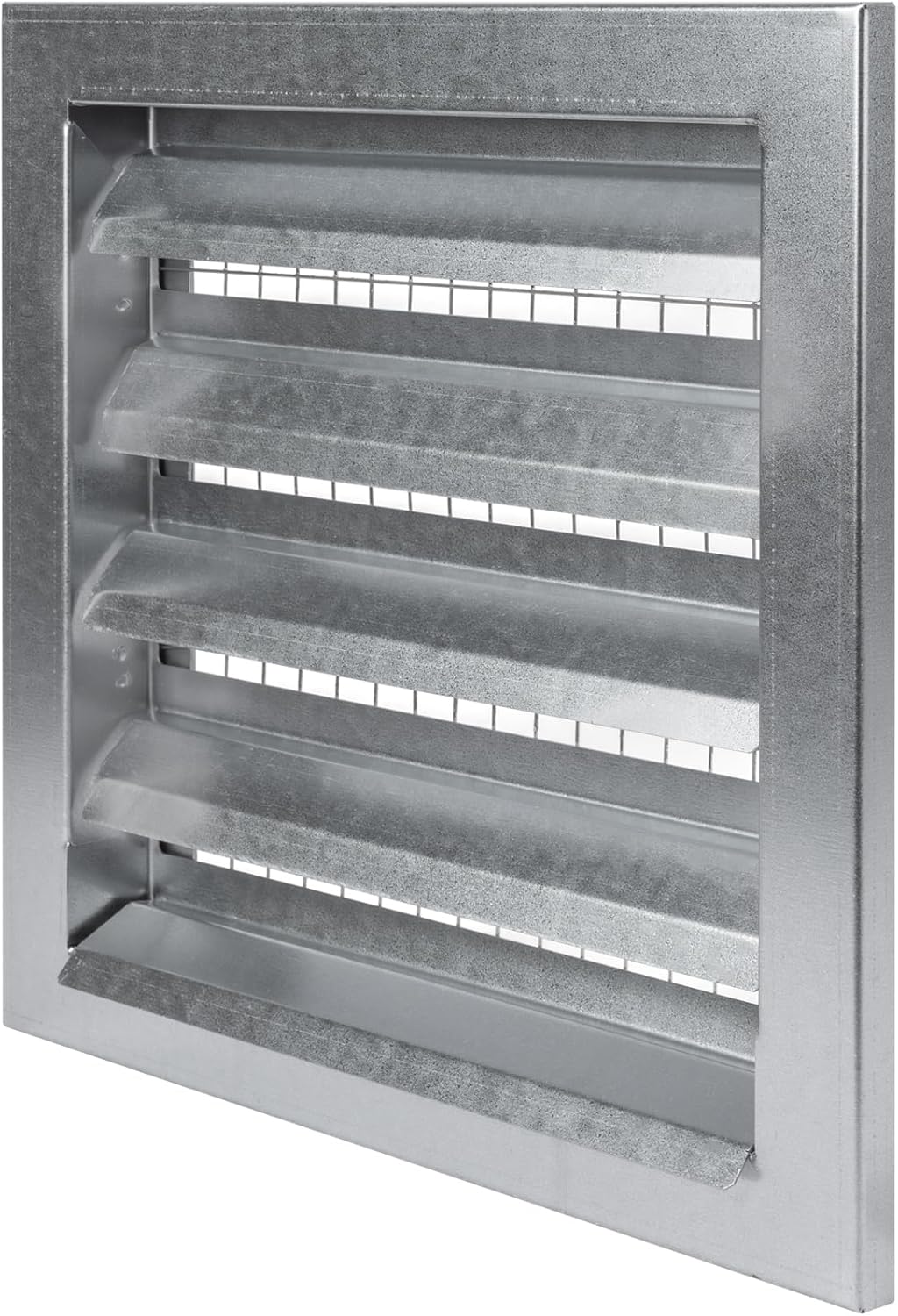 Repa Market 10" x 10" Inch Heavy Duty Exhaust Vent with Wire Mesh Screen - Air Intake Wall Louvered Vent Grille - Steel Outdoor HVAC Vent Register - HVAC Crawl Space Durable Air Gable Vent