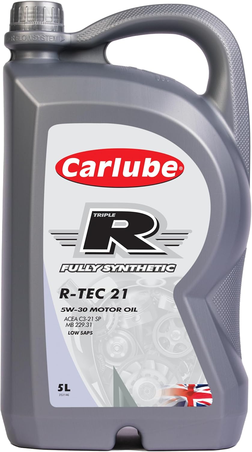 Carlube Triple R 5W-30 ACEA C3, API SP Fully Synthetic Engine Oil R-TEC 21 5L