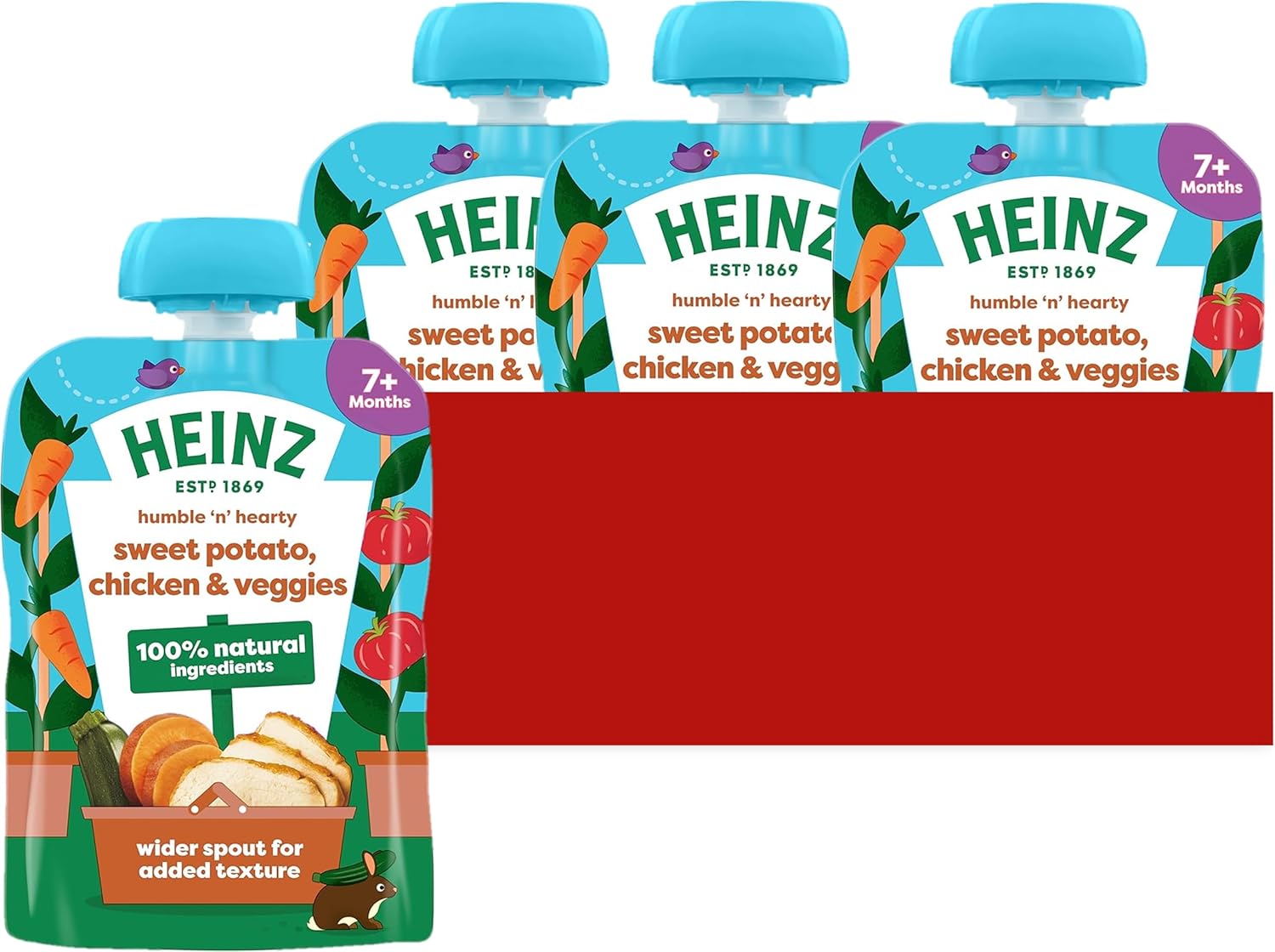 Heinz Sweet Potato Chicken and Veggies Meal Pouch, 7 months +, 130 g