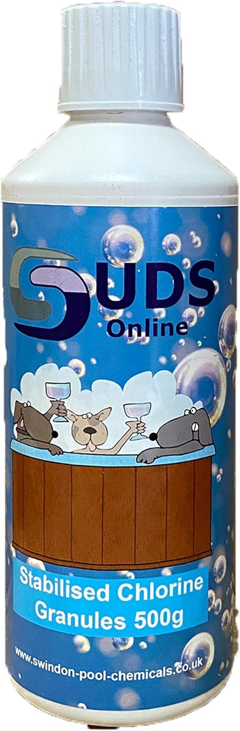 SUDS-ONLINE 500G Stabalised Chlorine Granules - Swimming Pool Chemicals & Spa