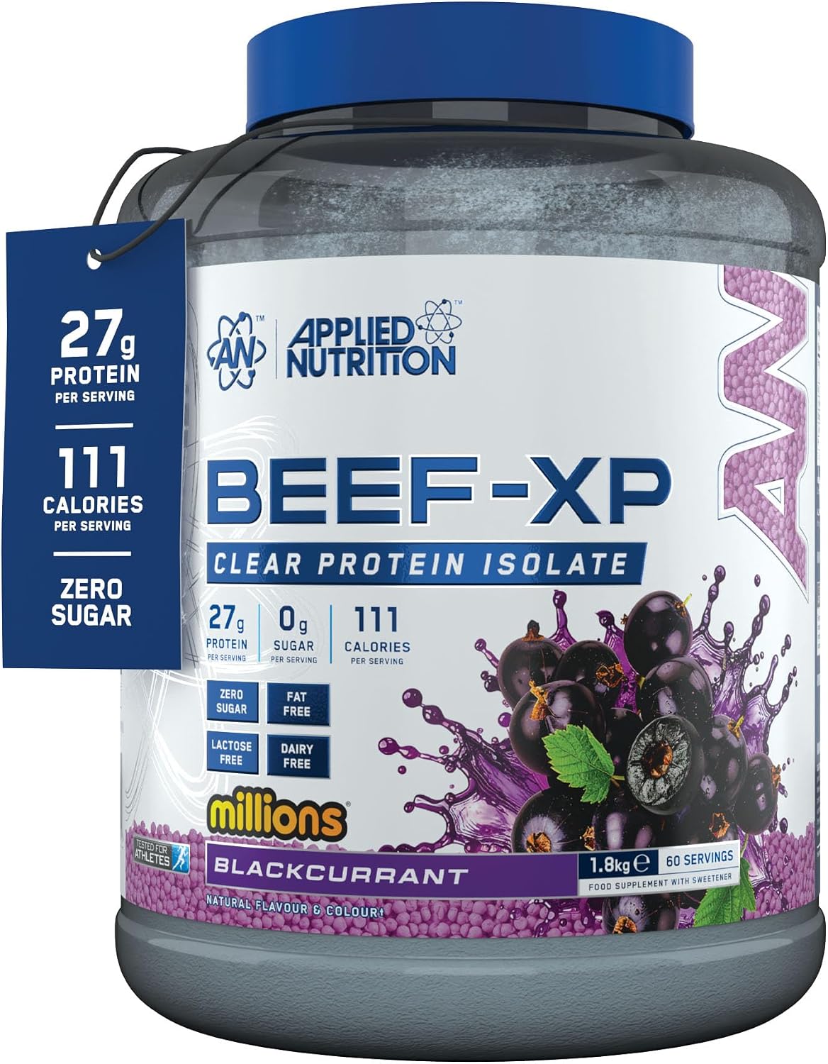 Applied Nutrition Beef-XP Clear Beef Protein Isolate -Blackcurrant Millions