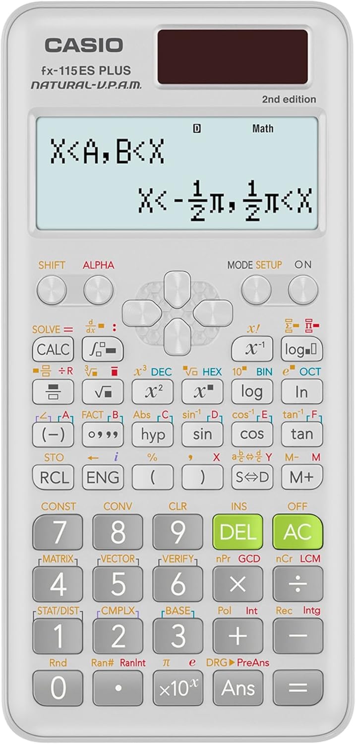 Casio fx-115ESPLUS2 2nd Edition, Advanced Scientific Calculator
