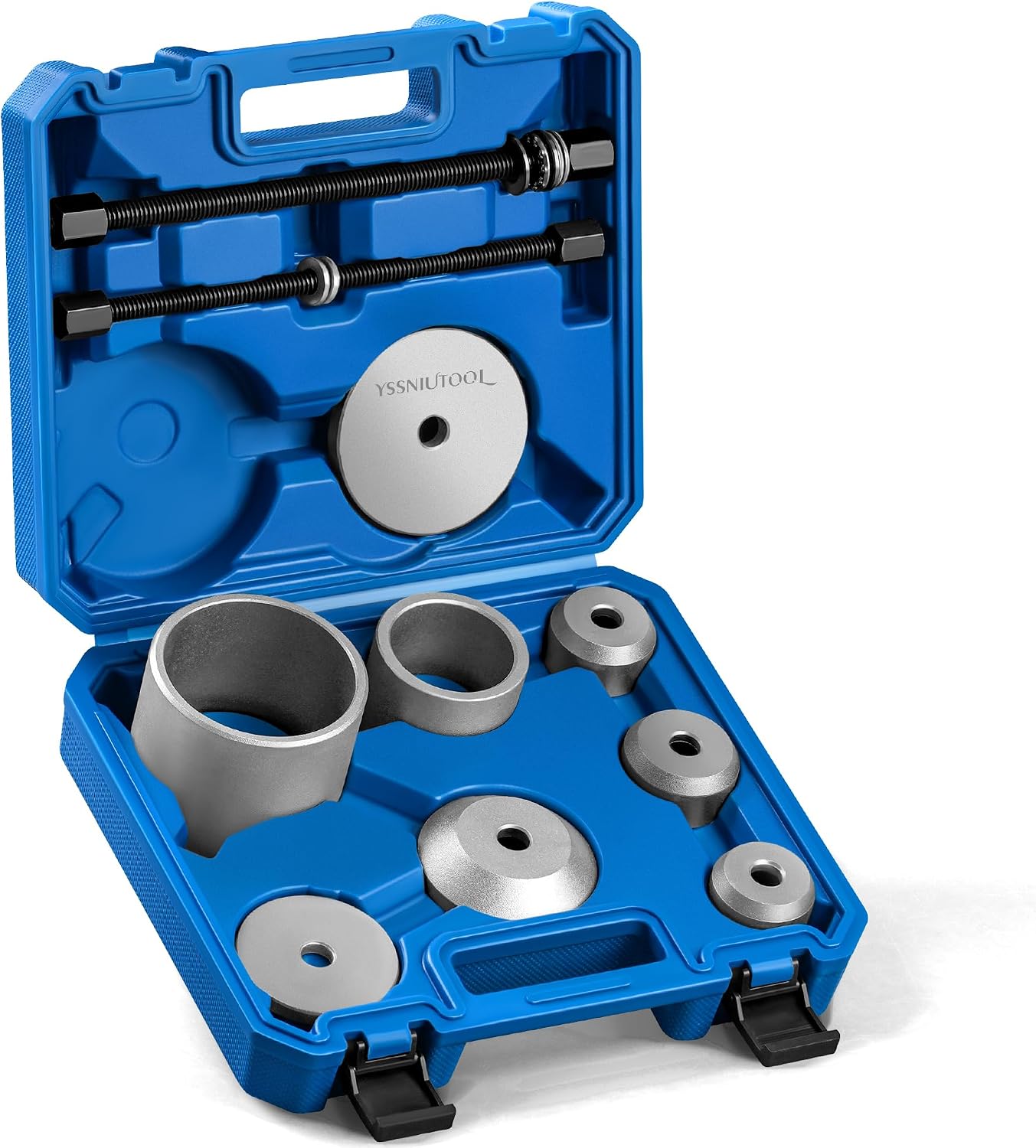 Bushing Press Kit Compatible with Volkswagen Audi Special Chassis Lining disassembly Tool, Rear axle Lower Support Swing arm Iron Sleeve Rubber Sleeve Replacement Tool