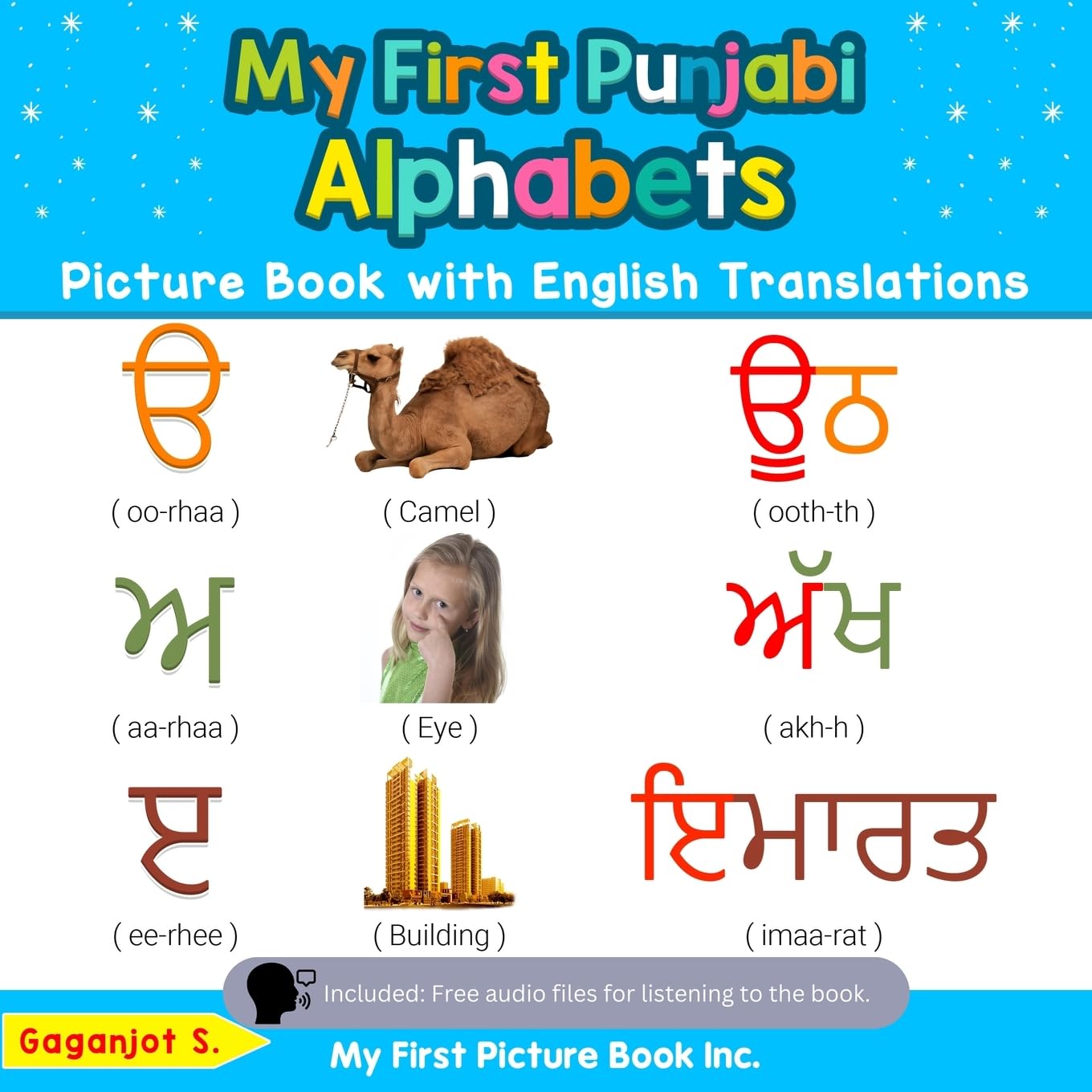 My First Punjabi Alphabets Picture Book with English Translations: Bilingual Early Learning & Easy Teaching Punjabi Books for Kids: 1 (Teach & Learn Basic Punjabi words for Children)