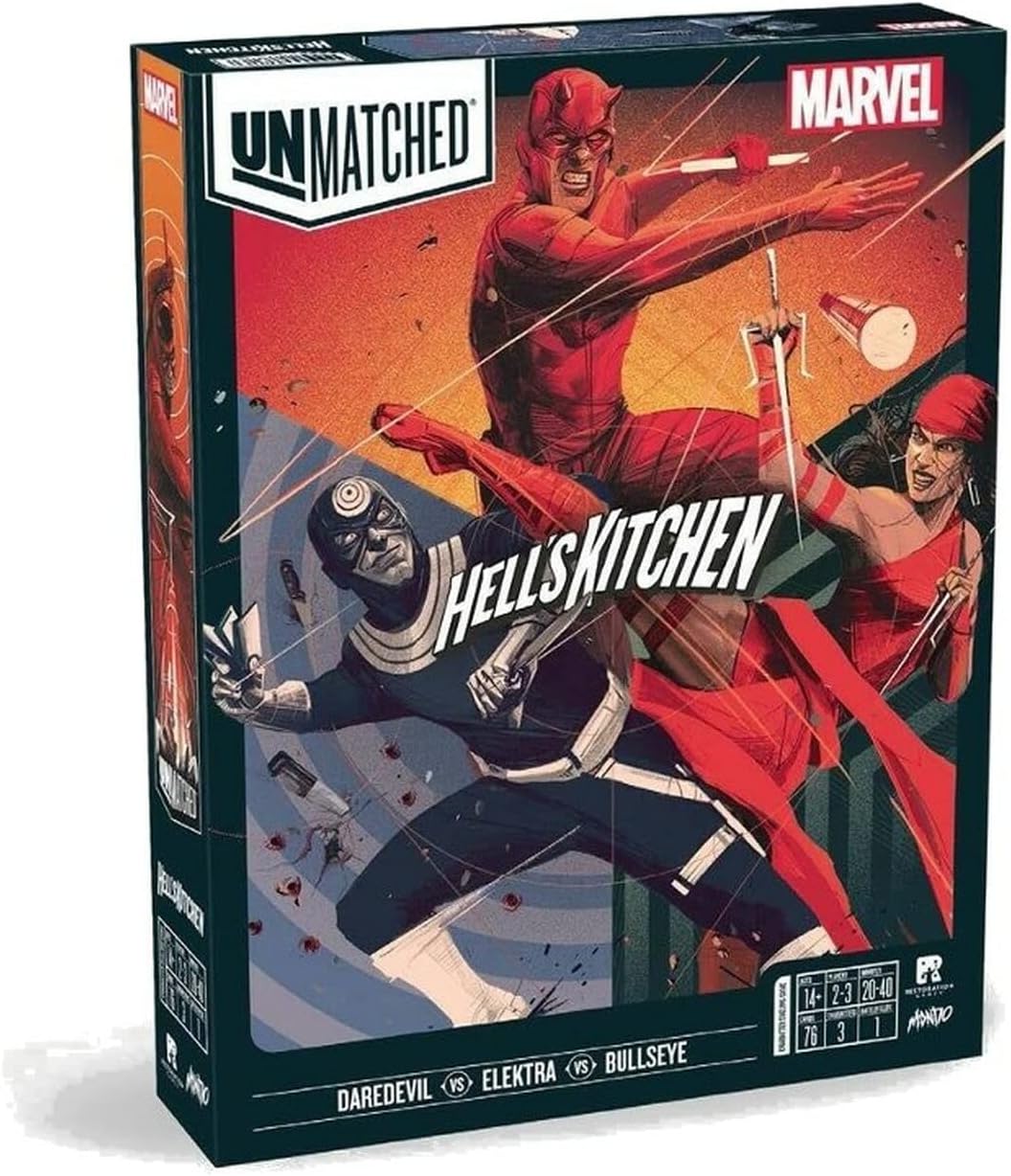 Unmatched: Marvel - Hell's Kitchen - Strategy Fighting Superhero Game for Family, Teens & Adults by Restoration Games