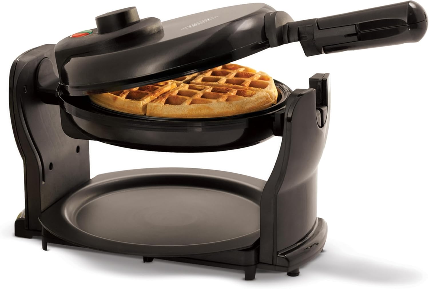 Bella 17872 Waffle Maker, Aluminium, Black