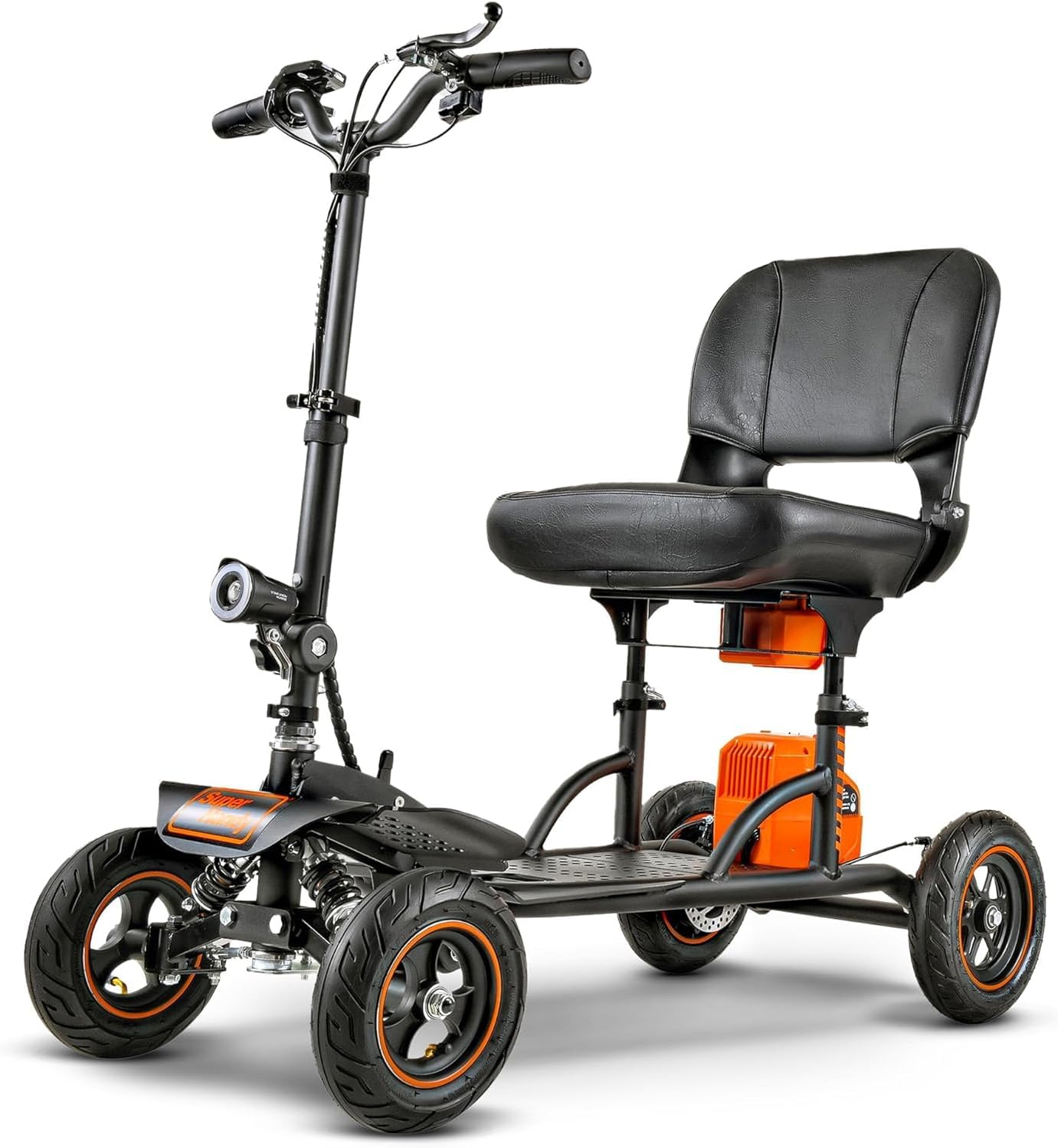 SuperHandy Explorer Mobility Scooter – 4-Wheel, 159 kg Capacity, 8 km/h, Lightweight Aluminum Frame, Patent Pending