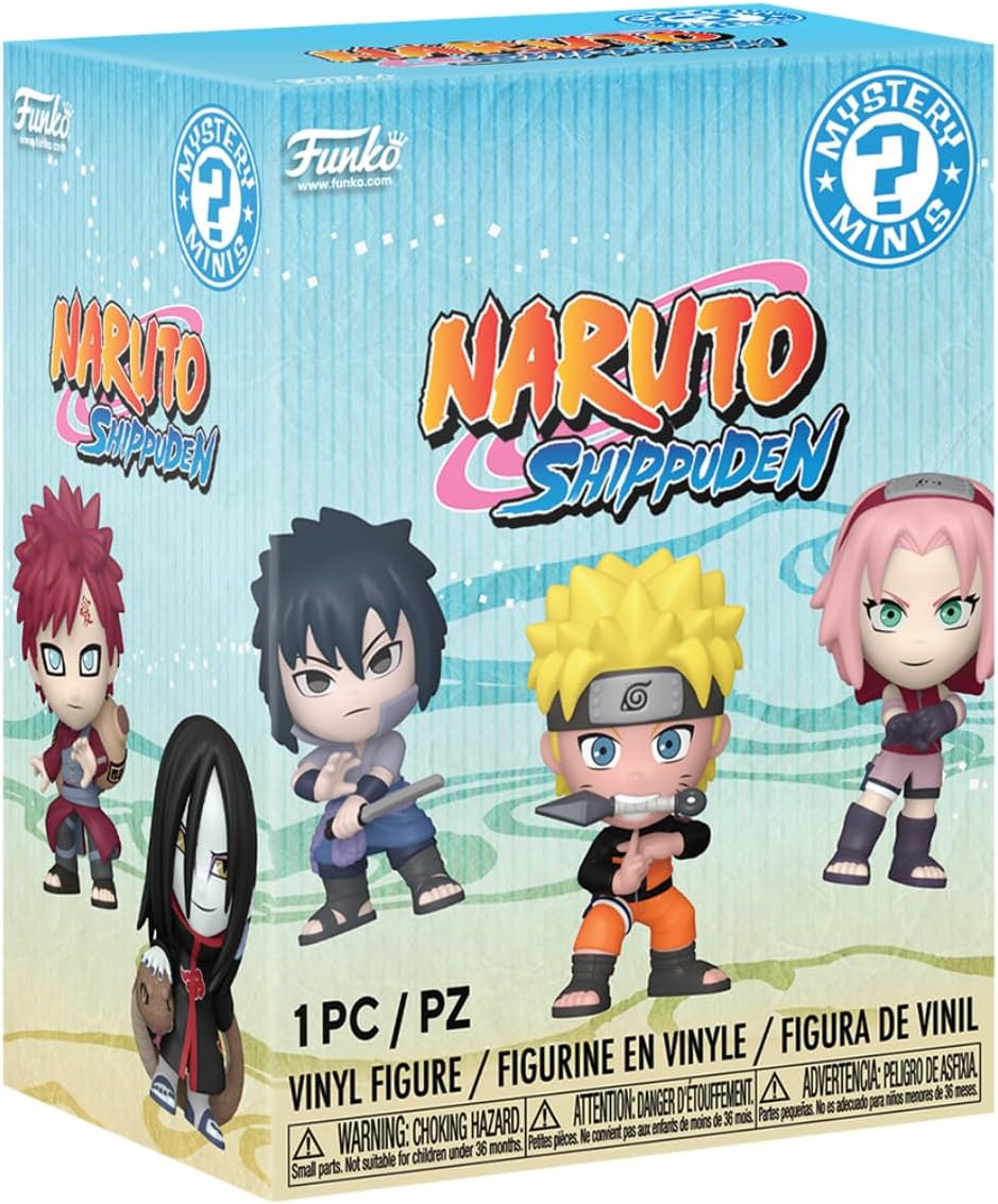 Funko Mystery Mini - Naruto - 1 Of 12 to Collect - Styles Vary - Collectable Vinyl Figure - Gift Idea - Official Merchandise - Toys for Kids & Adults - Anime Fans - Mini Figure for Collectors