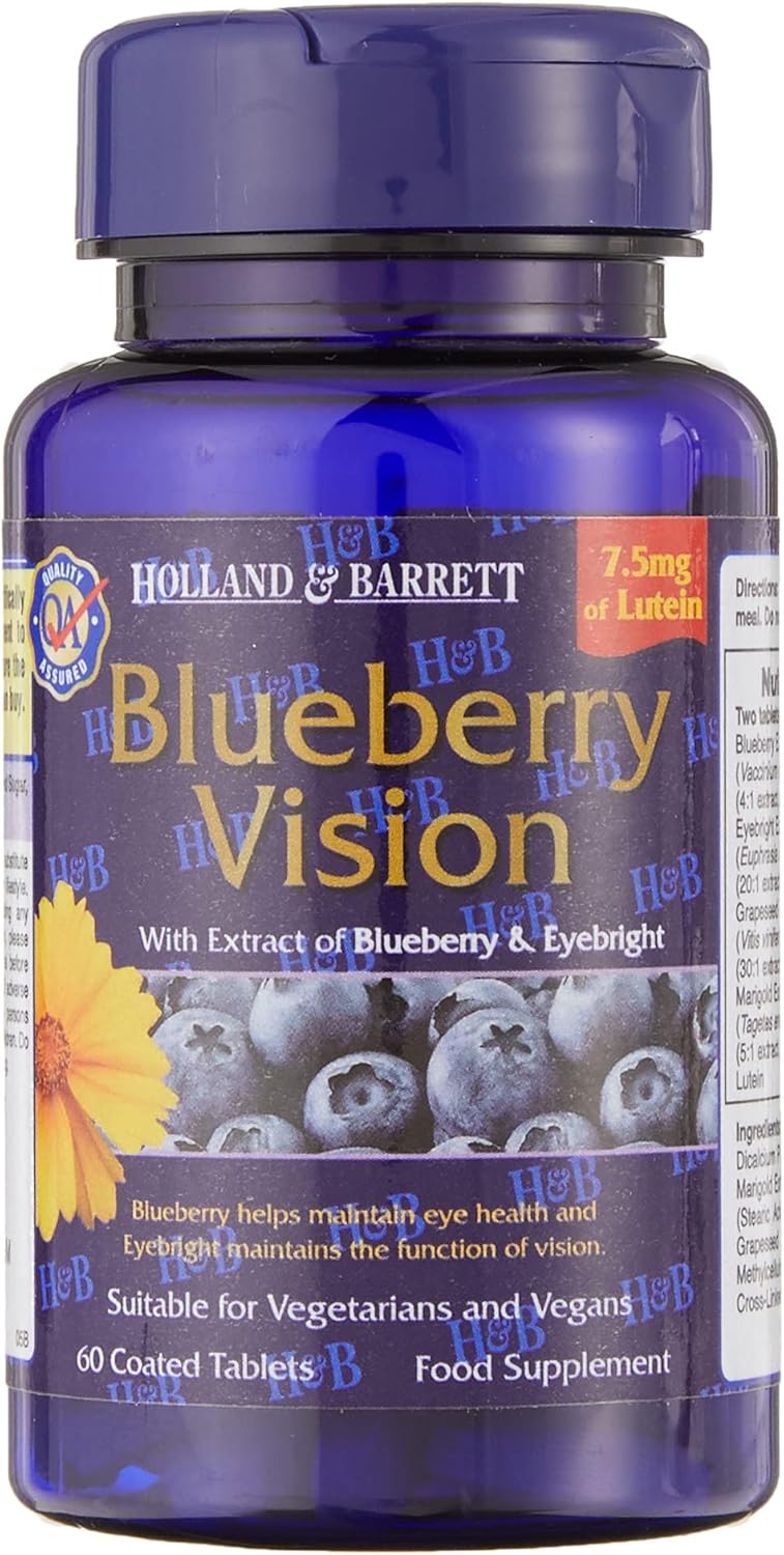 Holland & Barrett Blueberry Vision 60 Capsules
