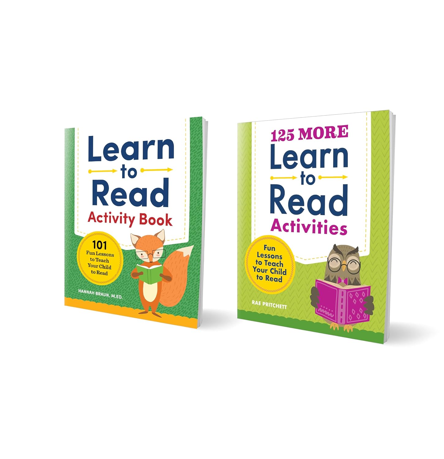 Learn to Read Activities 2-Book Bundle: 125 Fun Lessons to Teach Your Child to Read