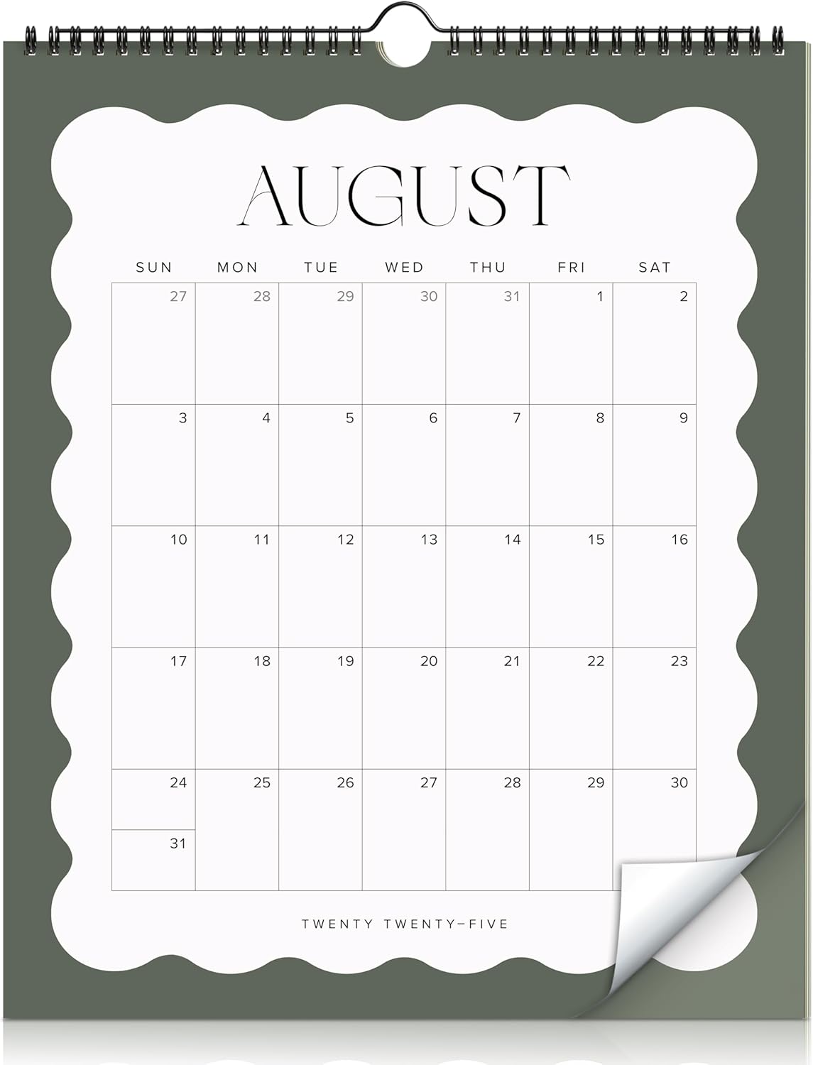 Aesthetic 2025-2026 Wall Calendar - Runs from May 2025 Until December 2026 - The Perfect Modern Calendar Planner for Easy Organizing