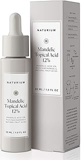 Naturium Mandelic Topical Acid 12%, Plus Niacinamide & Natural Fruit Acids, Anti-Aging Skin Care, 1 oz