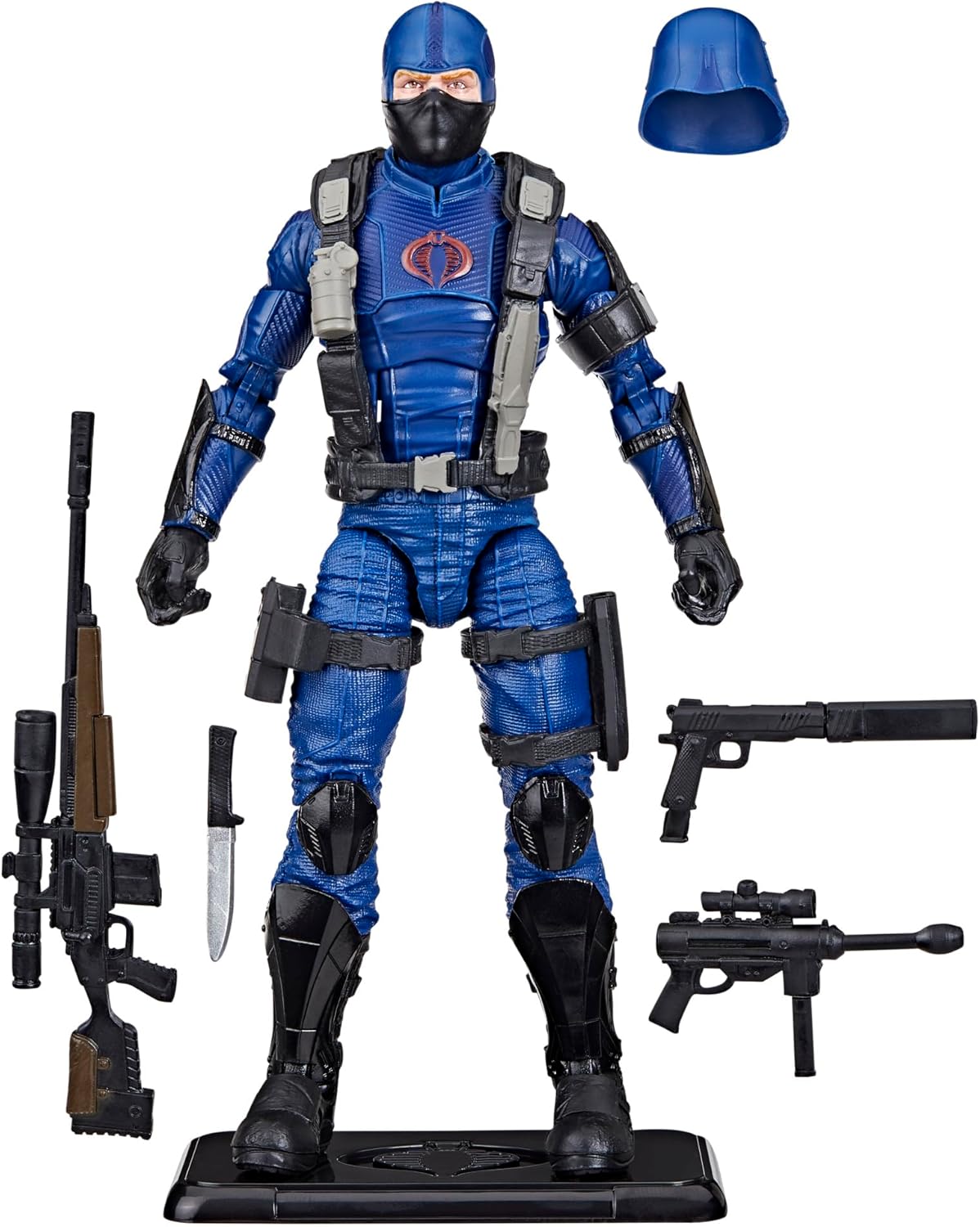 G.I. Joe Classified Series Retro Cardback Cobra Trooper, Collectible 6 Inch Action Figure with 9 Accessories