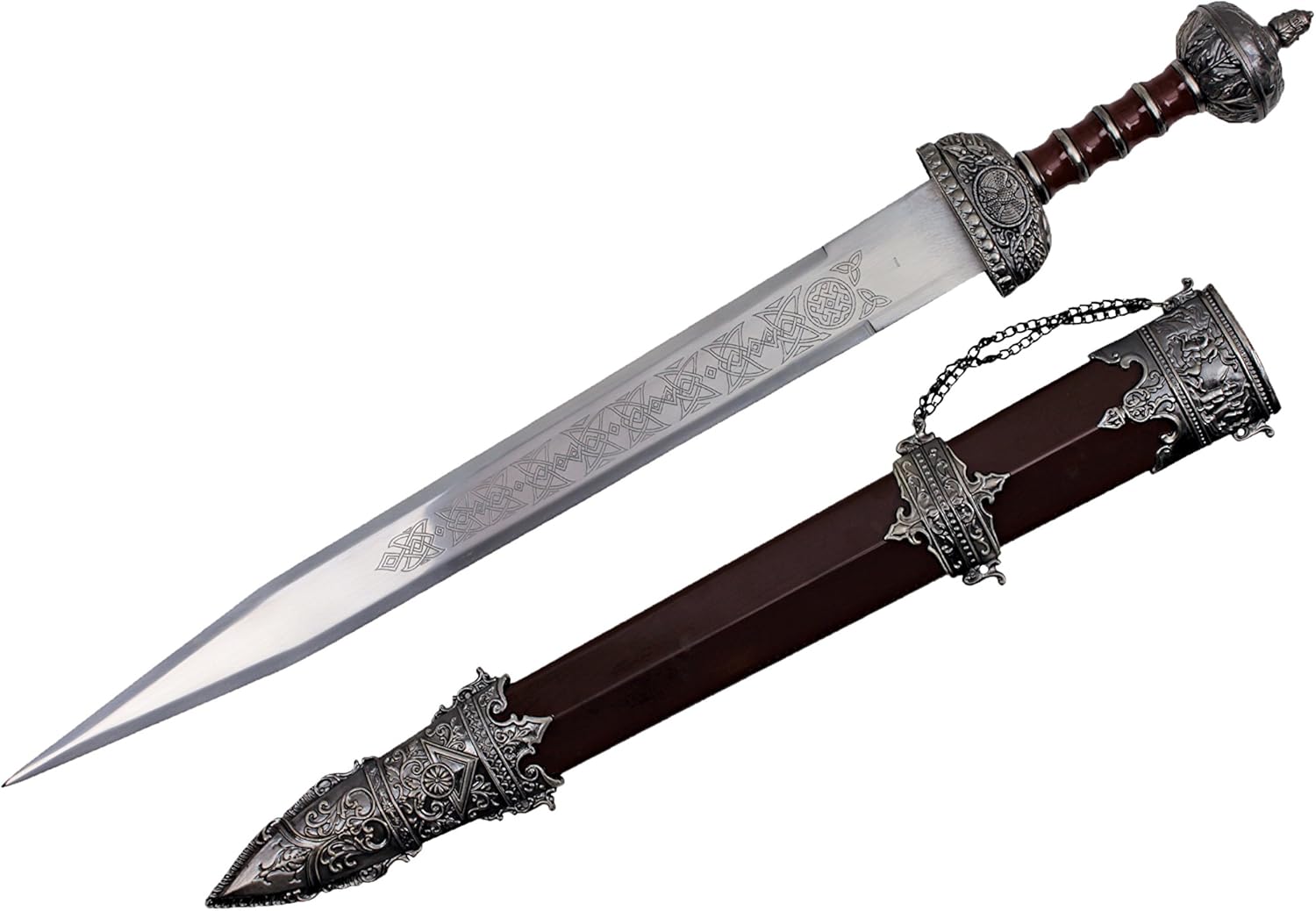 L-708 Roman Gladiator Sword, 31", Black