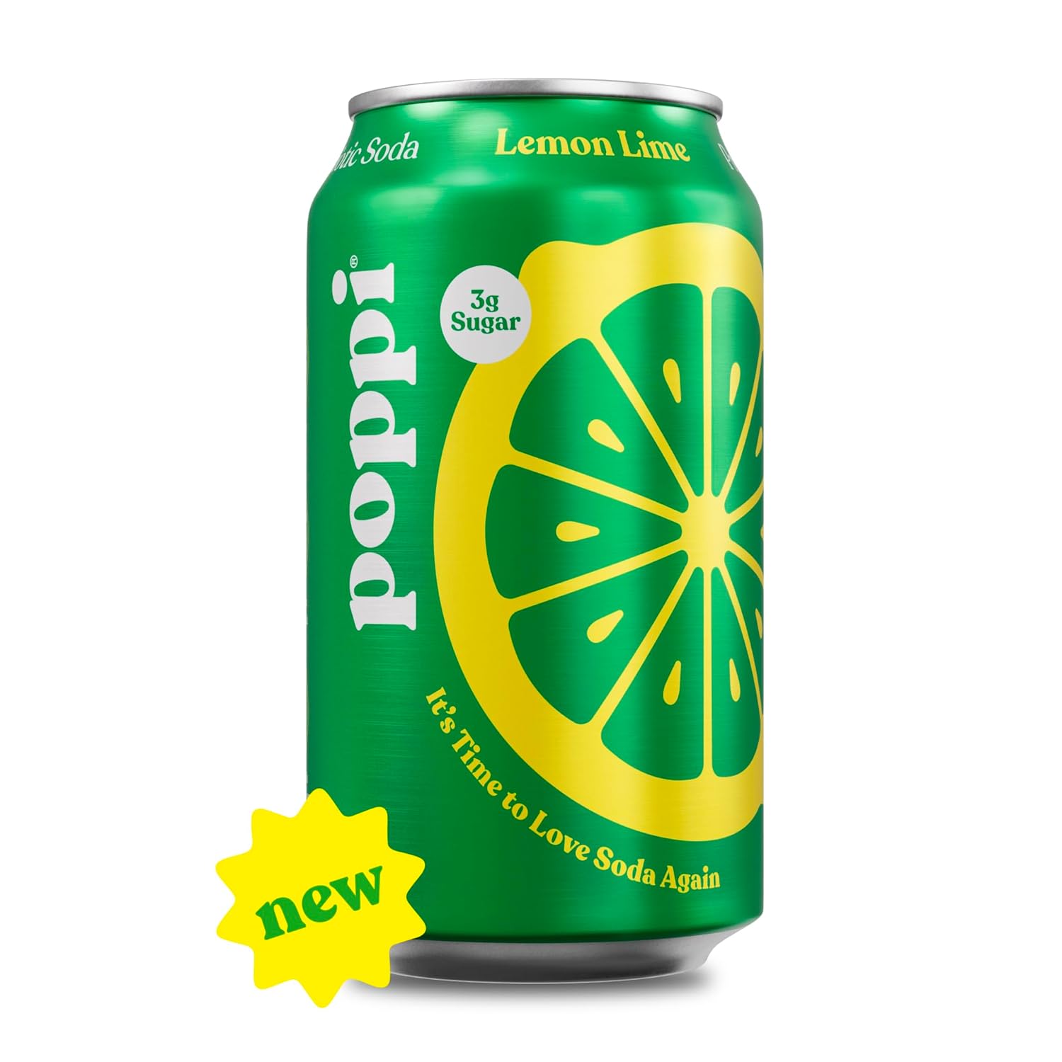 Poppi Lemon Lime Prebiotic Soda 12pk, 12 FZ