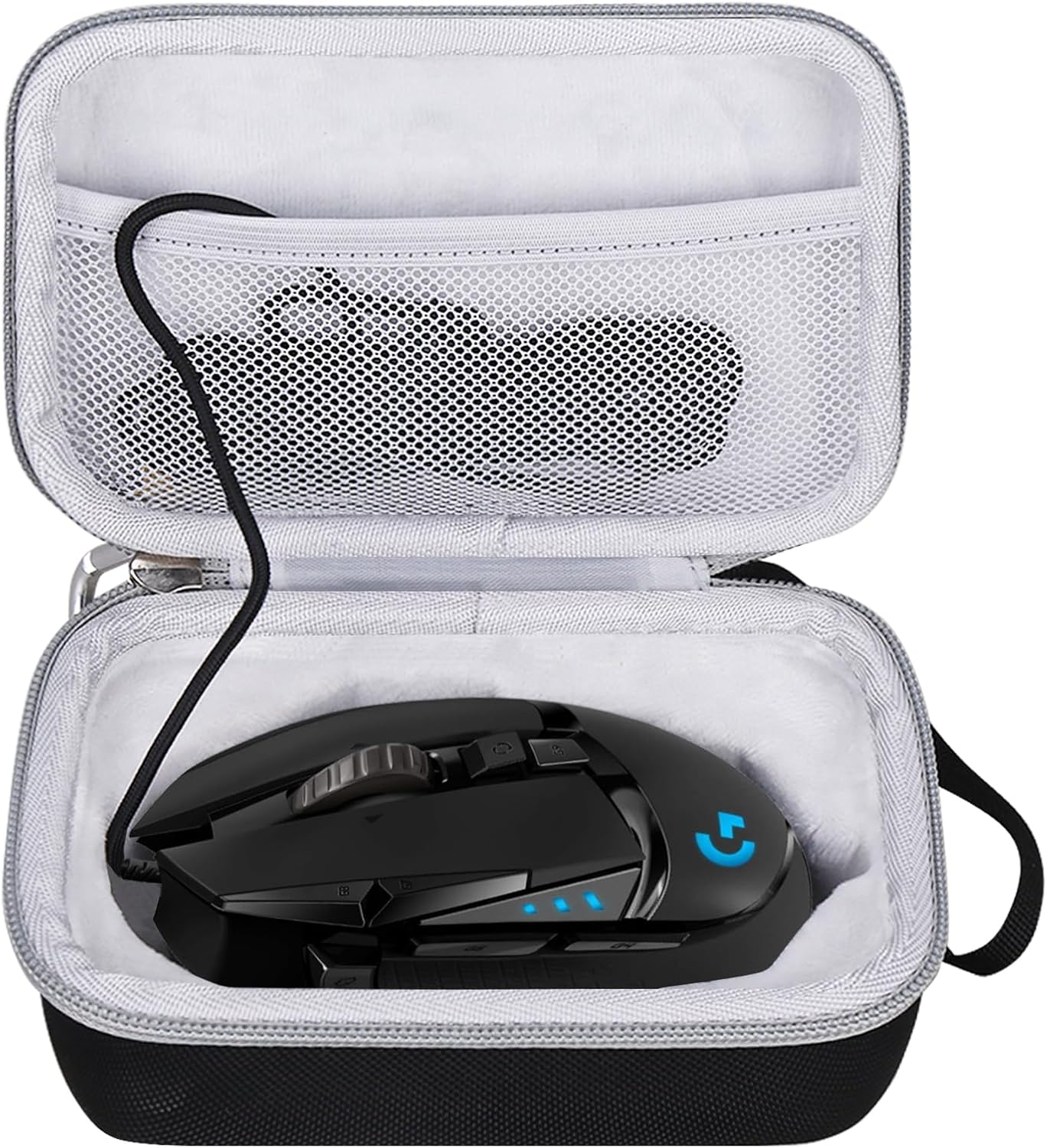 Carrying Mouse Case for Logitech G502 HERO High Performance/ G502 X Plus Lightspeed Gaming Mouse(Case Only) (Black)