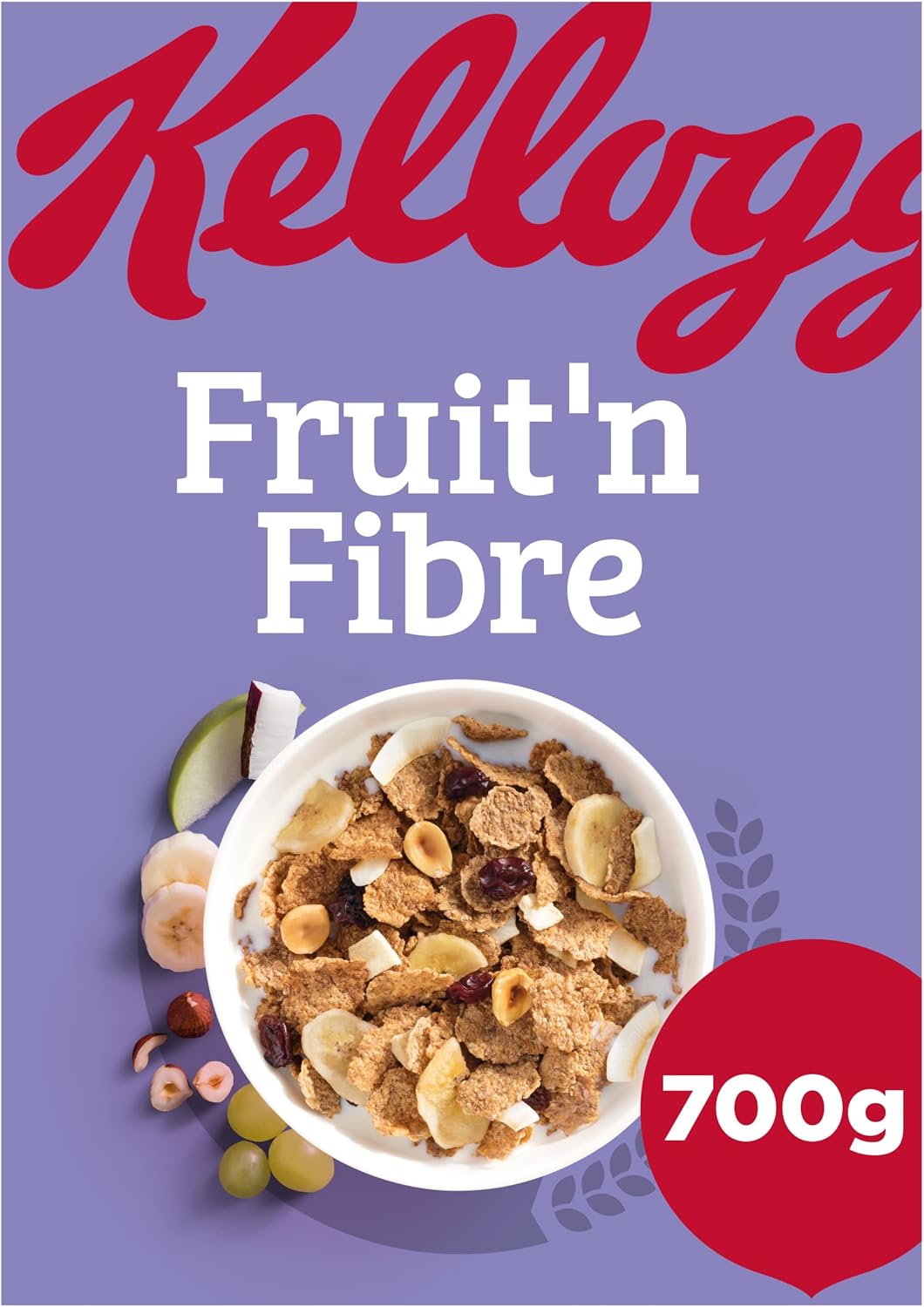 Kellogg's Fruit 'n Fibre Breakfast Cereal Box, 700g