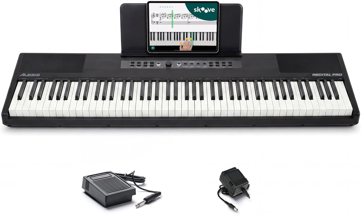 Alesis Recital Pro Digital Piano 88-Key Weighted with Hammer Action