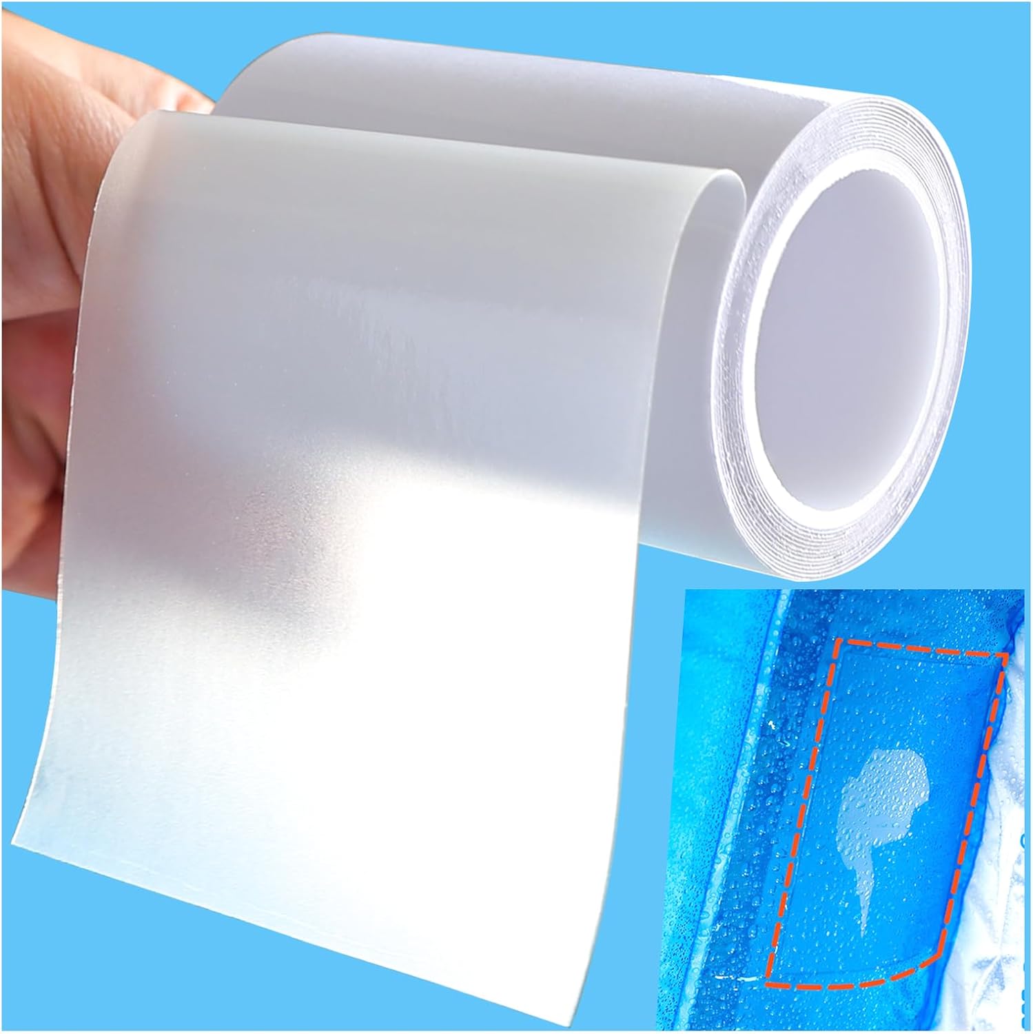 Inflatable Patch Repair Kit Waterproof for Bounce House,Vinyl,Pool,Tent