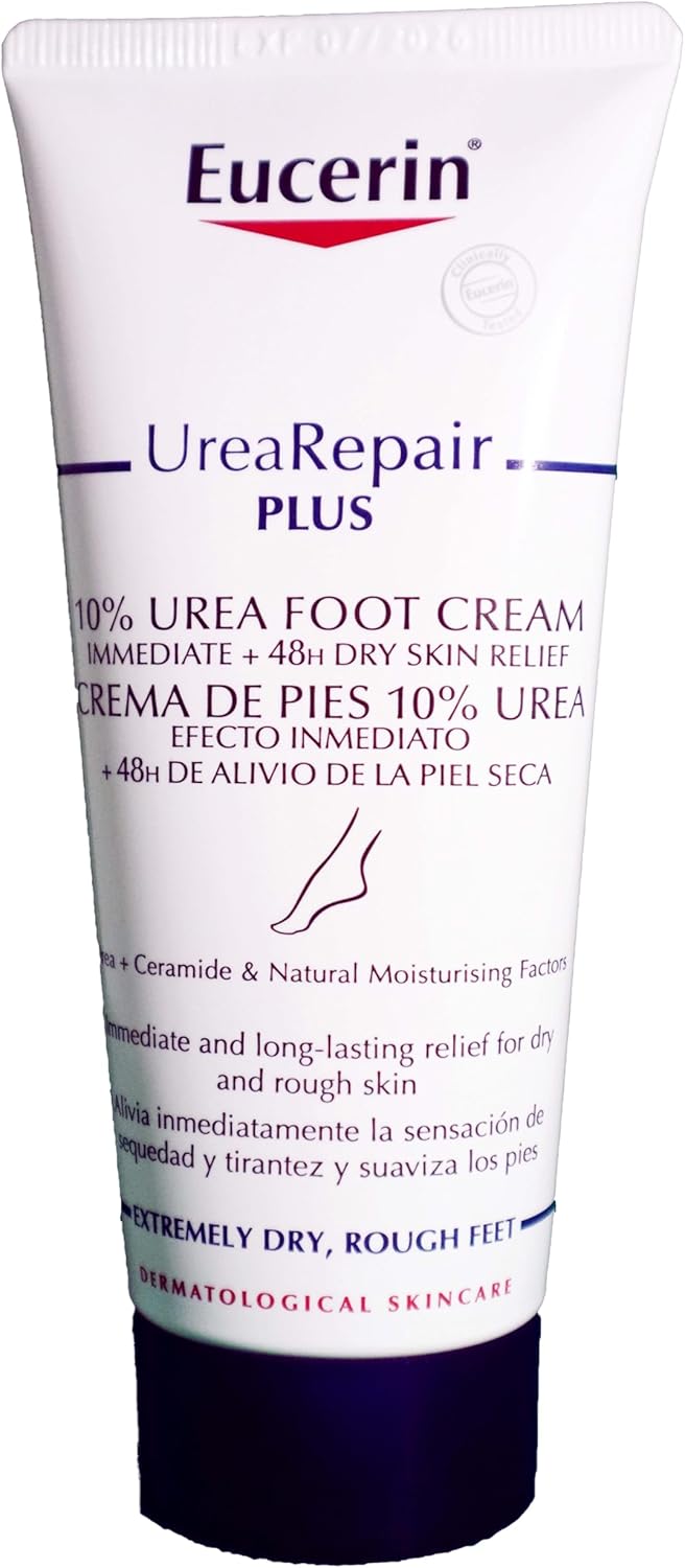 Eucerin Urea Repair Plus 10% Urea Foot Cream, 2 x 100 ml.
