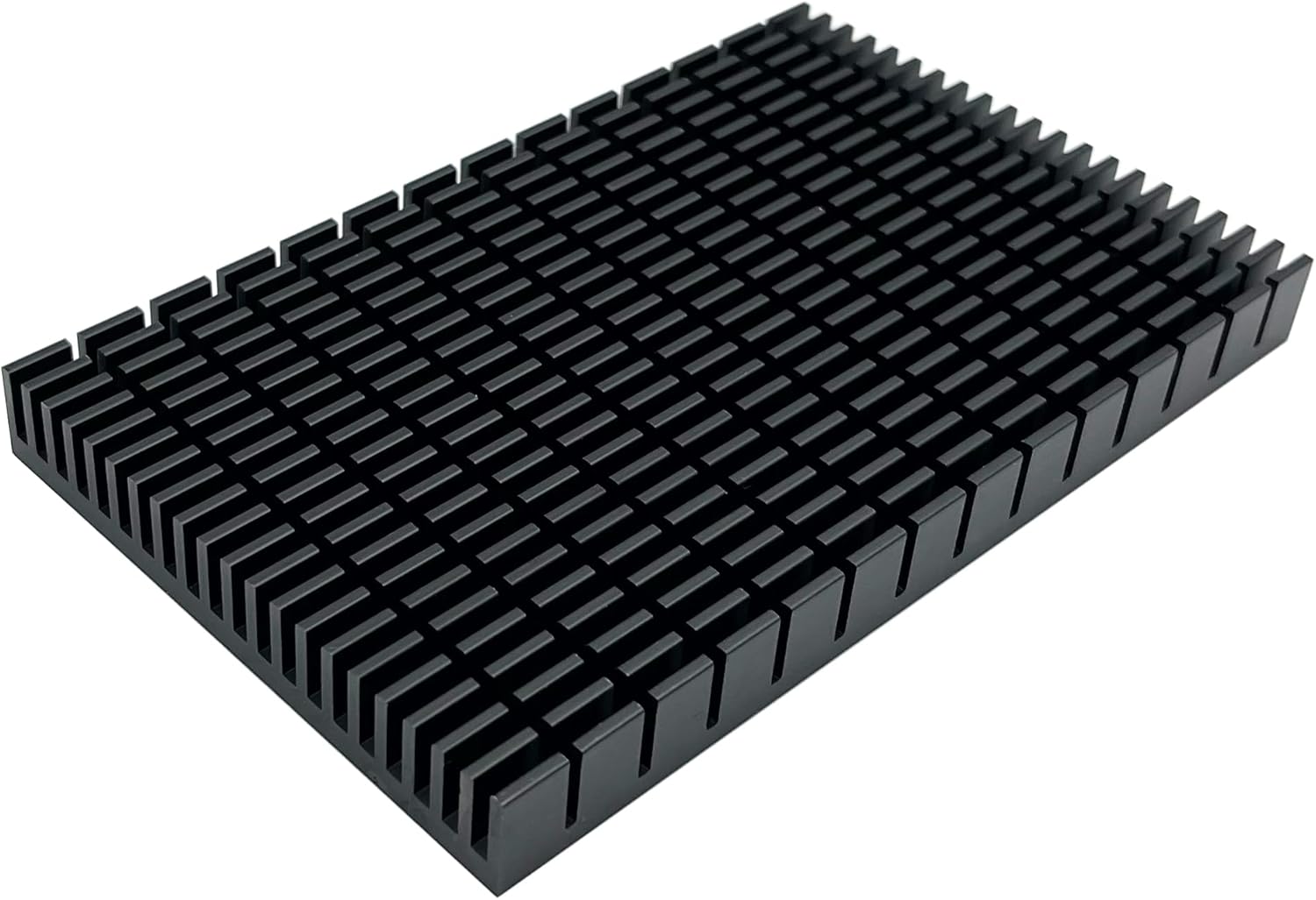 Awxlumv Aluminum Heat Sink 150mmx93mmx15mm/ 5.9x3.66x0.59 inch High Power Large Heatsink Module Cooler Fin for PCB Board LED Motherboard Cooling GPU Backplate Radiator Routers RTX 3090 3080 Black