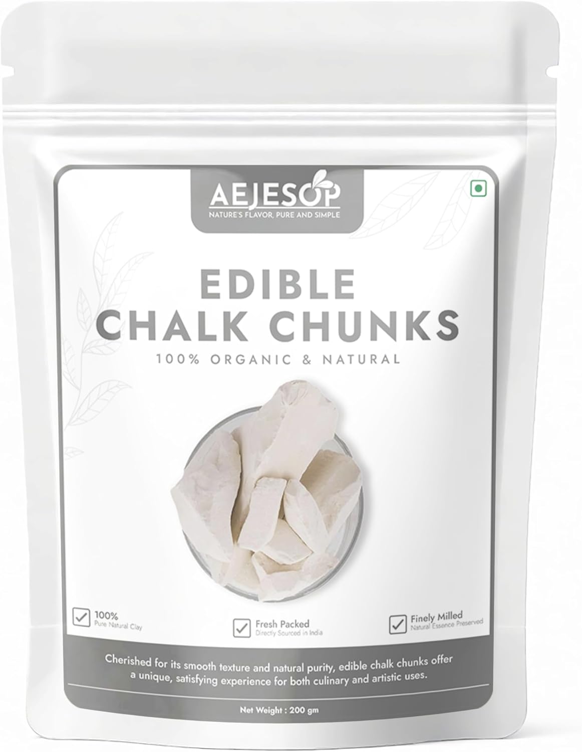 AEJESOP VATUTIN Edible Chalk Chunks, 7oz (200g)