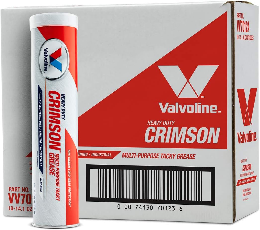 Valvoline Crimson #2 Grease - Cartridge, 14.1 oz