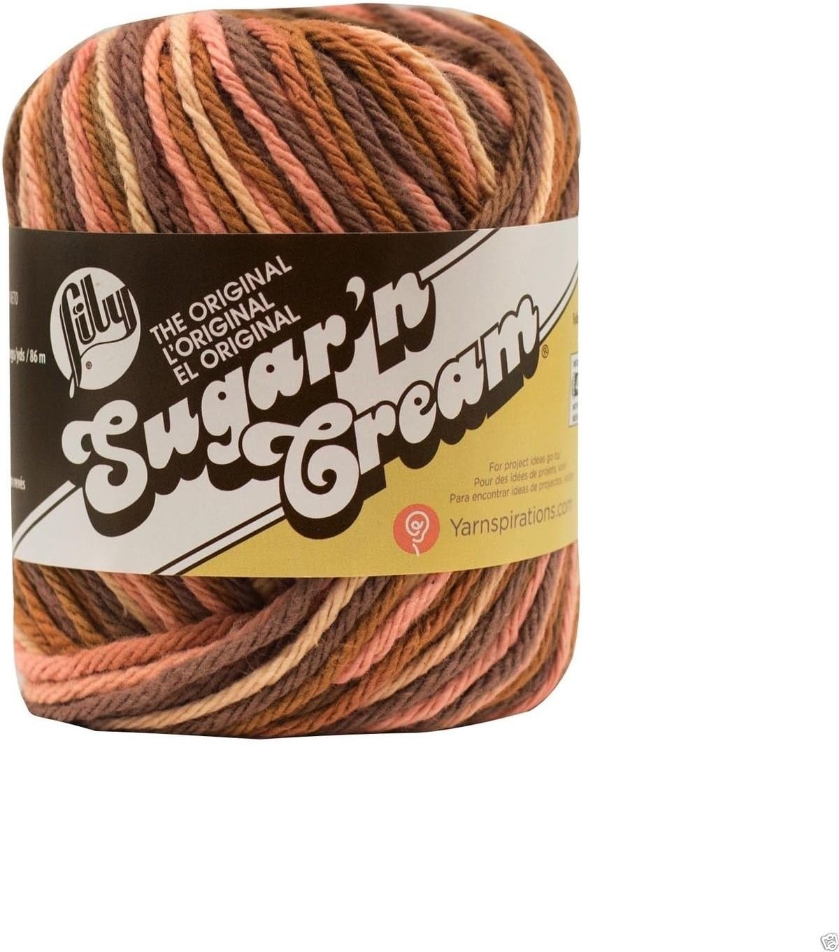 Lily Sugar 'n Cream Ombre Knitting Wool Yarn 56.7g - 2017 Desert Rising Prints