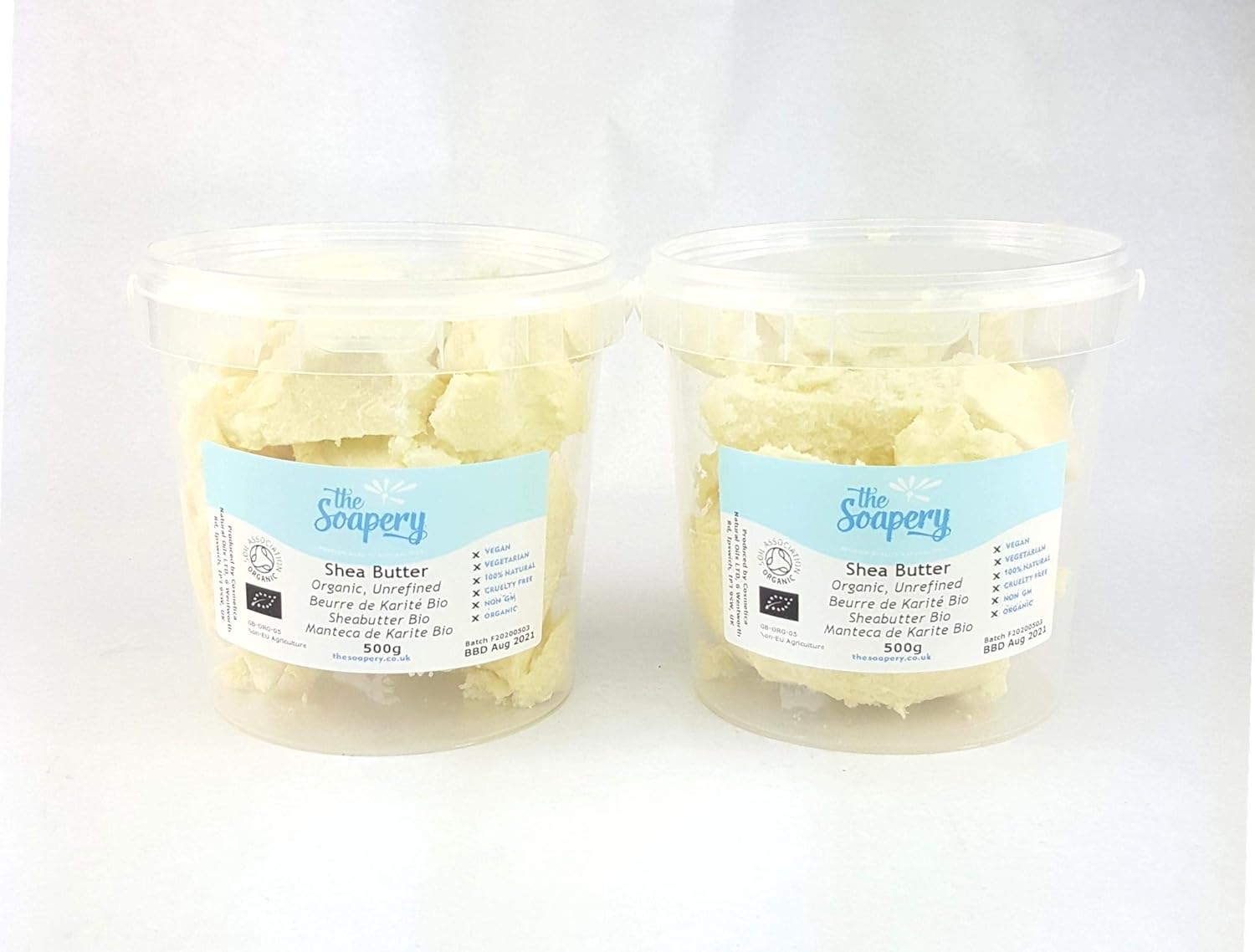 Shea butter 1kg - Certified Organic, Unrefined, Raw, Natural - 100% Pure