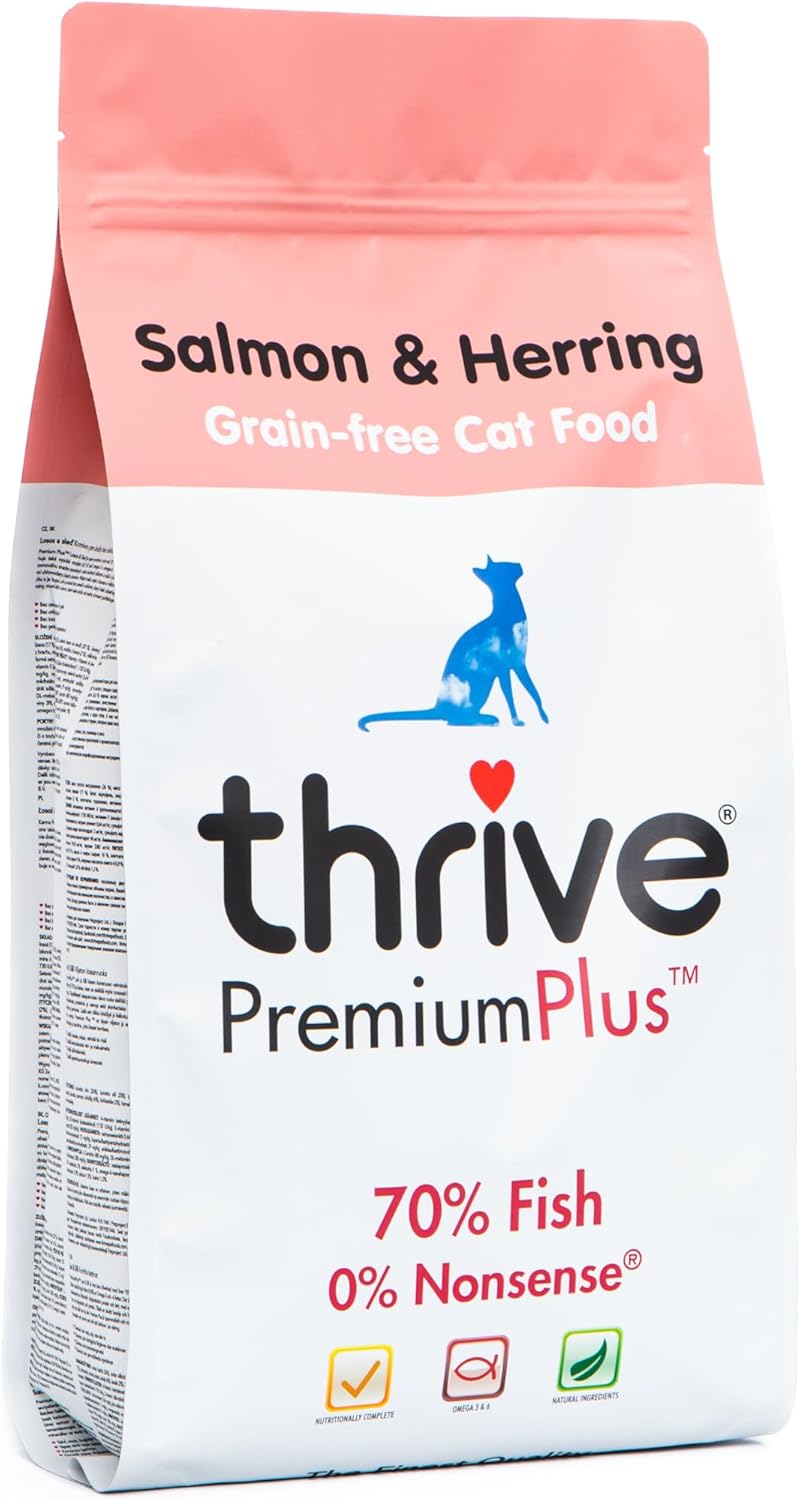 thrive Cat PremiumPlus Dry Food- SALMON & HERRING 1.5kg