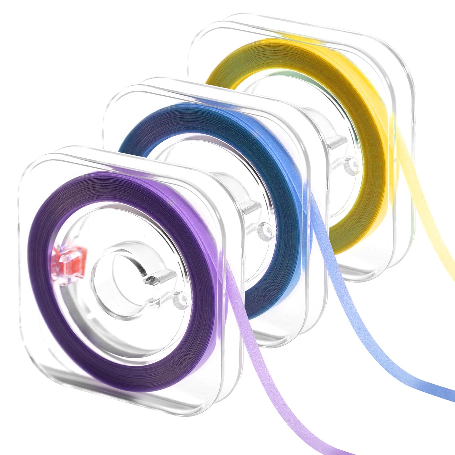 3pcs Dental Polishing Strip, Teeth Sanding Grinding Tool Tooth Polish Abrasive Supplies Kit for Chipped Teeth Sandpaper Clean Dental Floss File Finishing Professional & Home Use (Yellow, Blue, Purple)