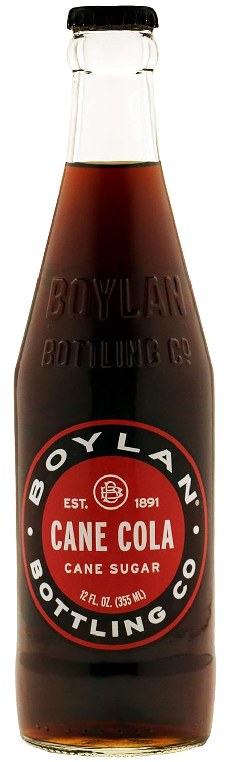 Boylan Bottling Co Cane Cola Soda, 12 Ounce -- 24 per case.