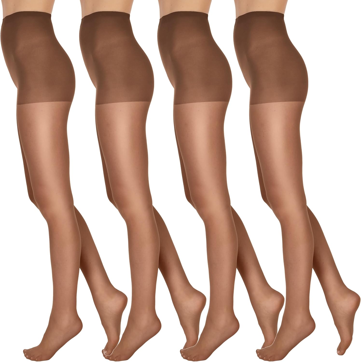 L'eggs Everyday Standard-Panty Sheer Toe Pantyhose for All Day Comfort