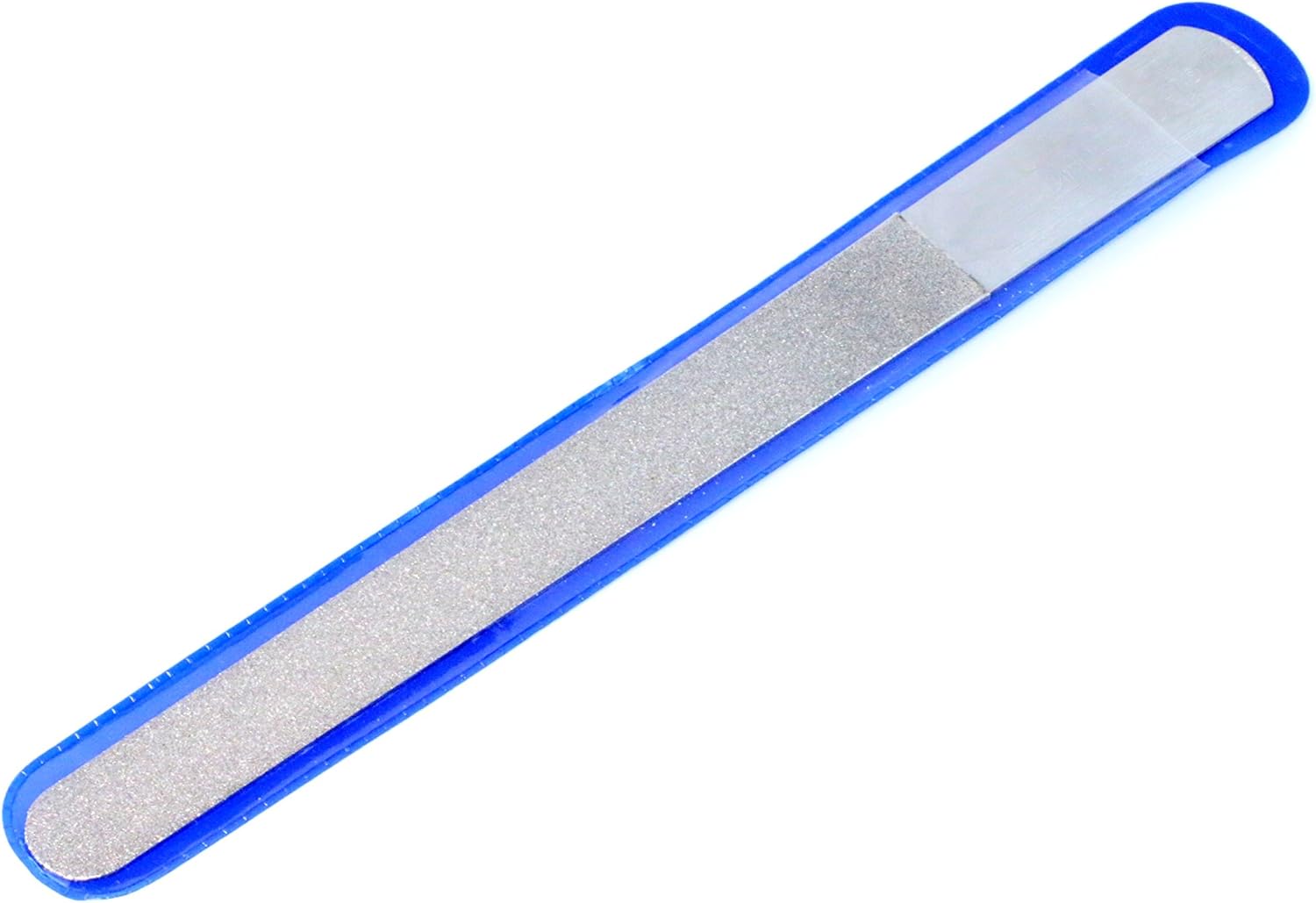 TAFS® Quality Diamondeb Diamond Deb Nail File & Foot Dresser - Double Sided Diamond Dust Coating - Podiatry Foot Care Instruments - 8 inches Length Good Reach Stainless Steel. For use on Nails & Skin.