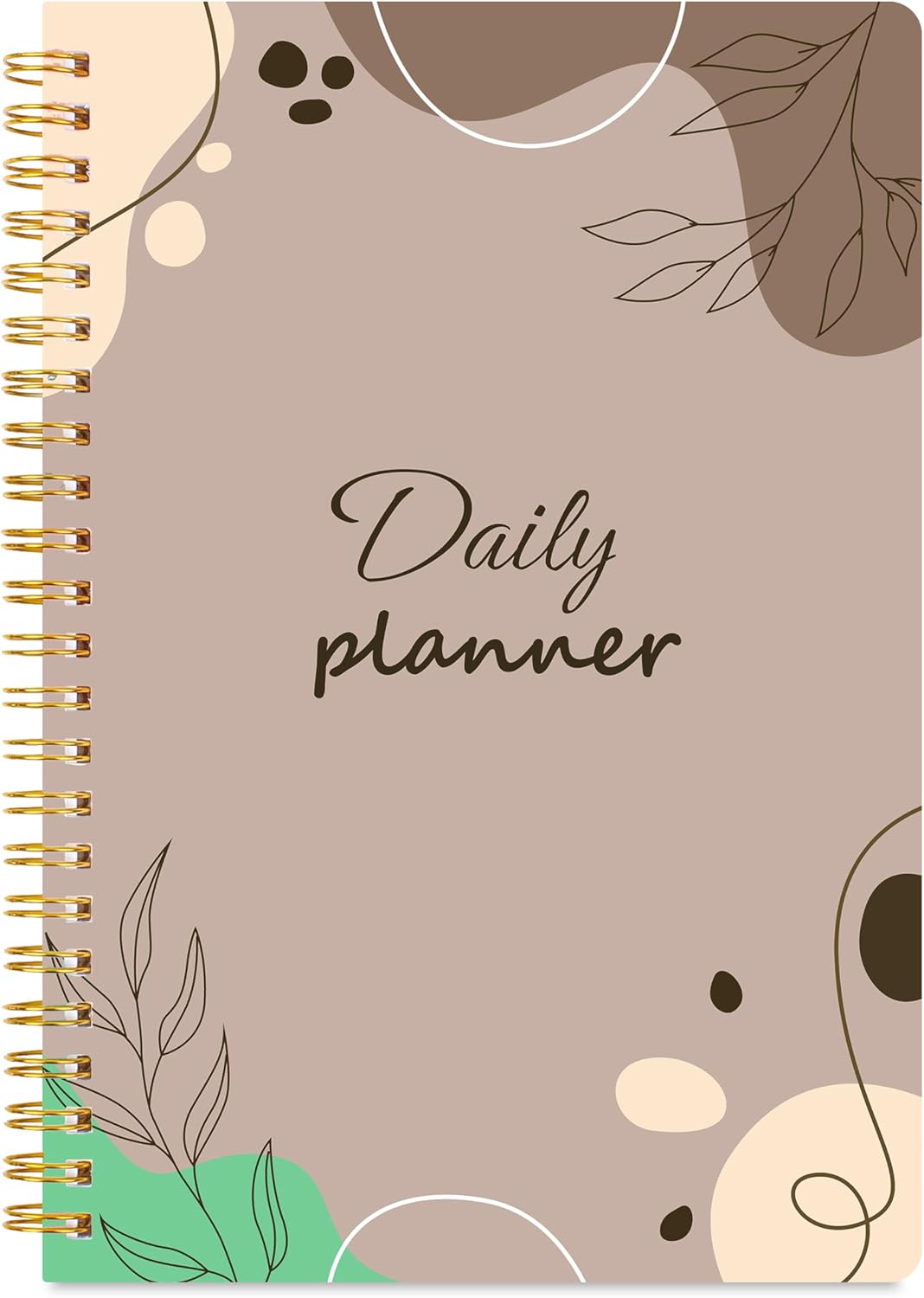 Daily Planner, Daily To Do List Notebook with Personal Organizor, Water Tracker for Home, Work, School,52 sheets, A5