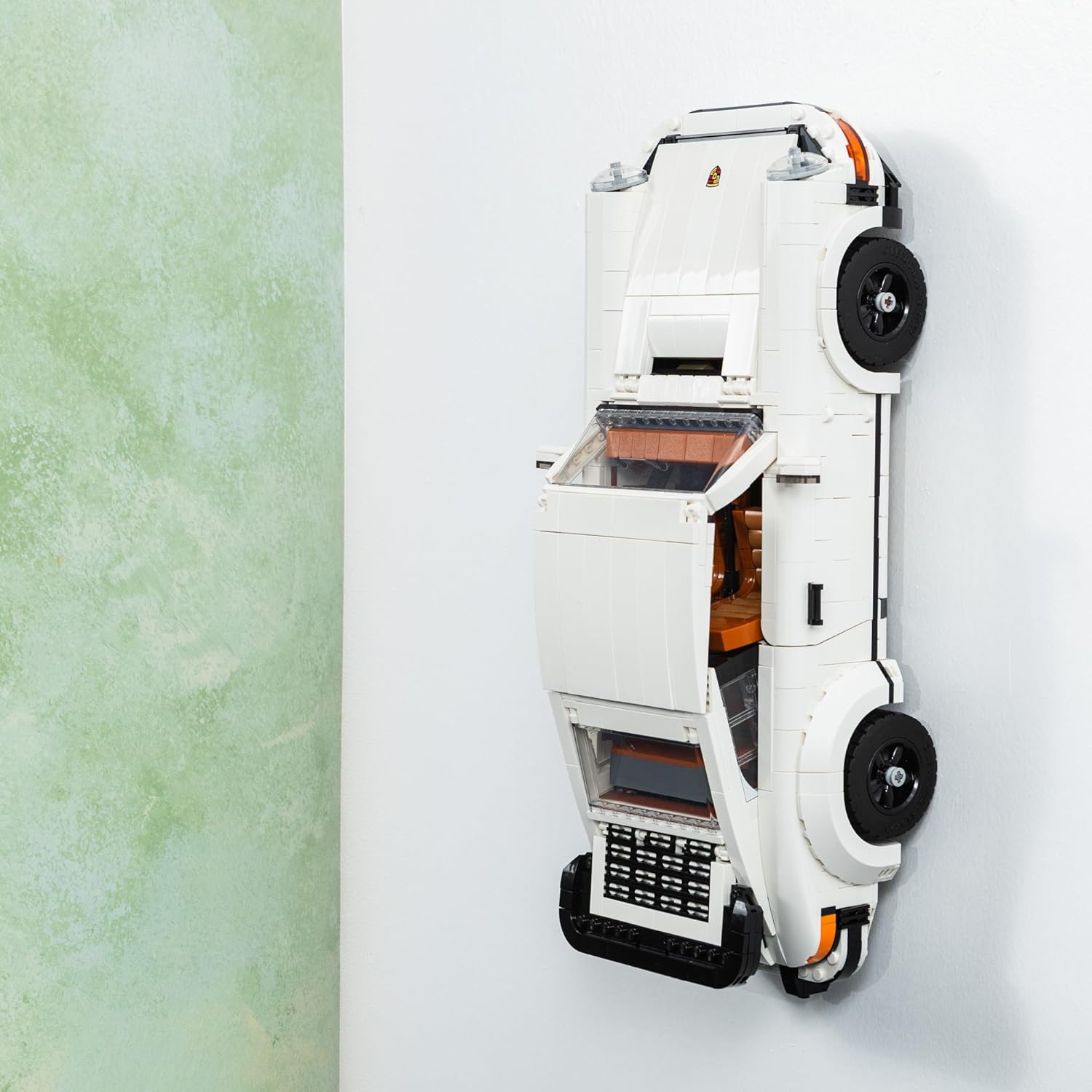 Brickify Wall Mount Compatible With LEGO Icons 10295 Porsche 911 Racing Car – Premium Display Wall Mount for Icons Supercar Models - Compatible With LEGO Car Wall Mount - Car NOT Included