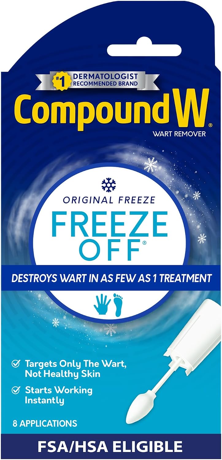 Compound W Freeze Off Wart Remover, 8 Applications