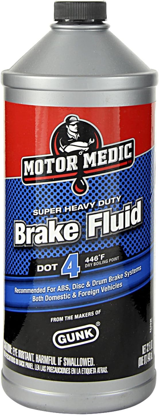 Niteo Products Motor Medic M4532 DOT 4 Super Heavy Duty Brake Fluid - 32 oz.
