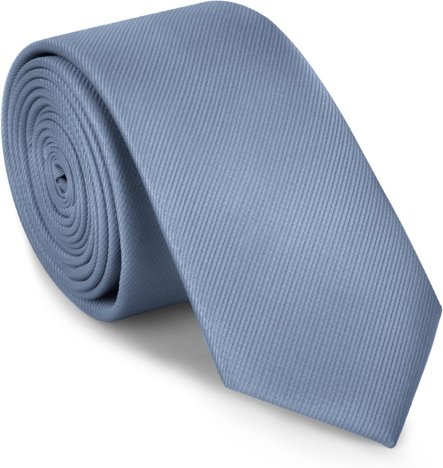 URAQT Men's Ties - Classic Solid Color Skinny Necktie, Formal Business Wedding Party Work Tie, 6cm