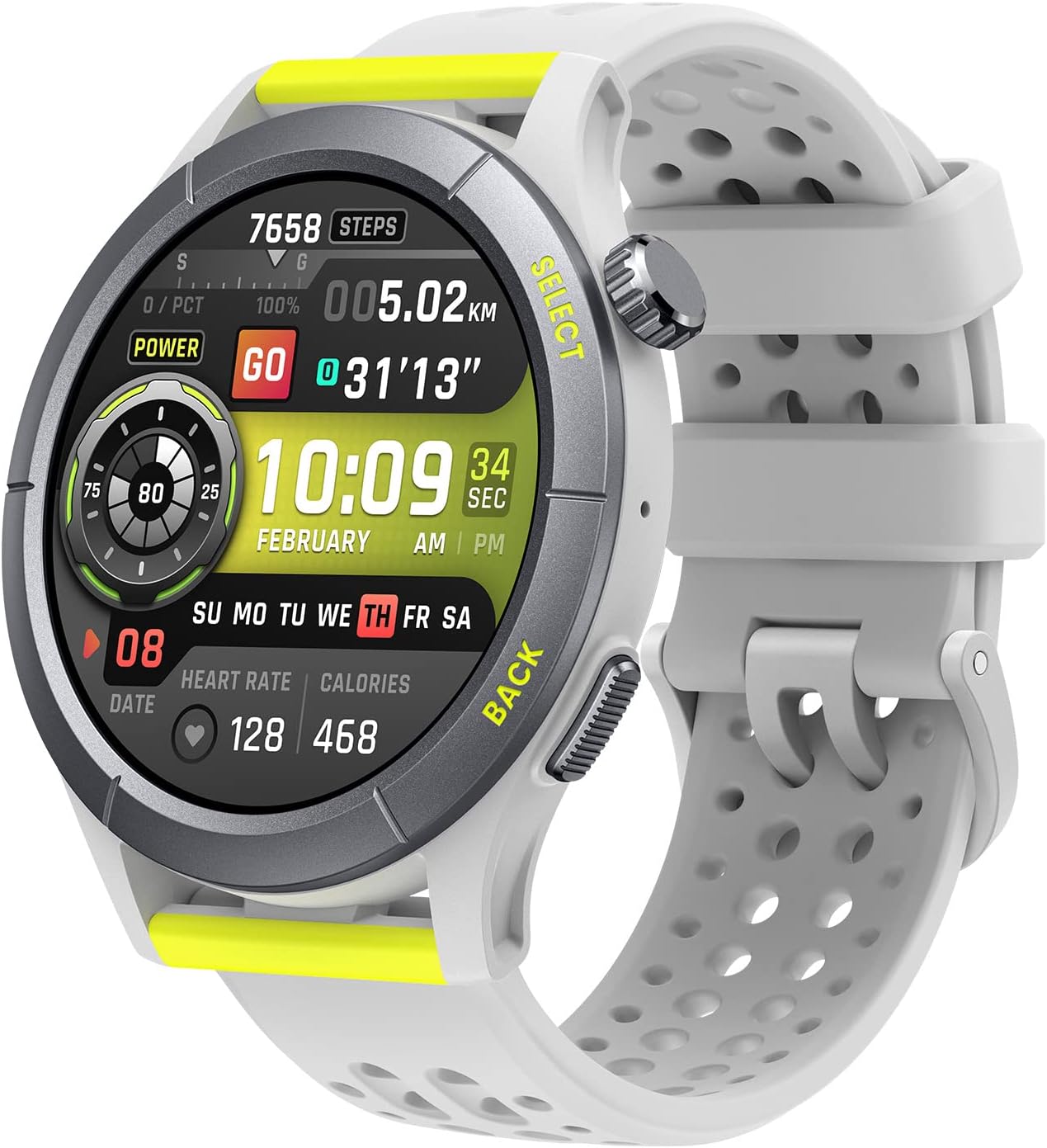 Amazfit Cheetah Smart Watch with Dual-Band GPS, Route Navigation & Offline Maps, Training Template, Heart Rate Monitor, Alexa-Built In