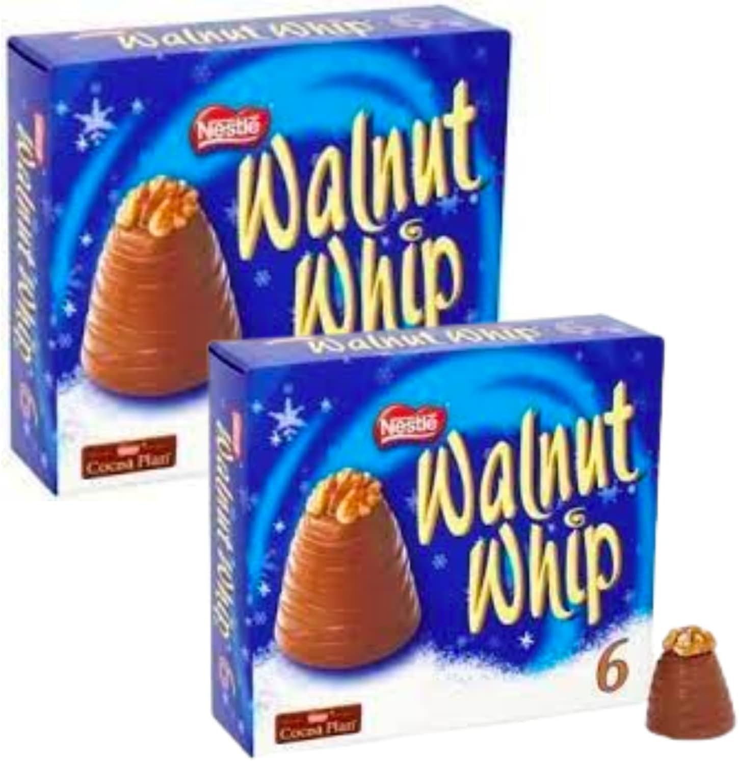 Walnut whip milk chocolate with vanilla flavoured fondant filling | Walnut Whip Milk Chocolate Multipack 12 x 30g