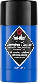 Jack Black Pit Boss Men’s Deodorant, Men’s Stick Deodorant, Antiperspirant for Men, Maximum Odor & Sweat Control, Long-Lasting Protection