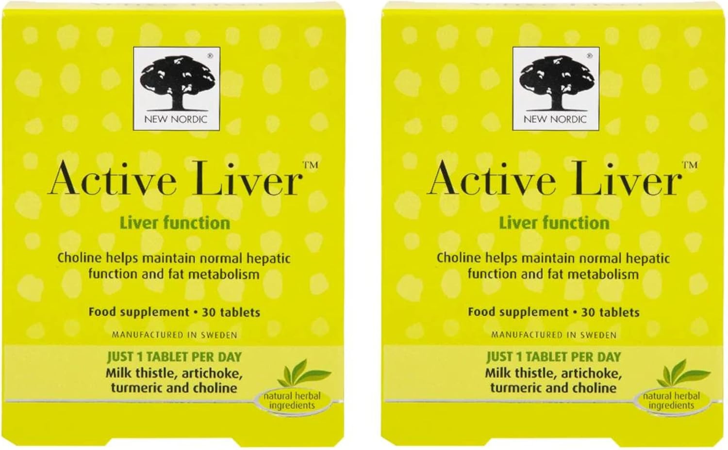 New Nordic | Active Liver Tablets | Pack of 2 x 30s