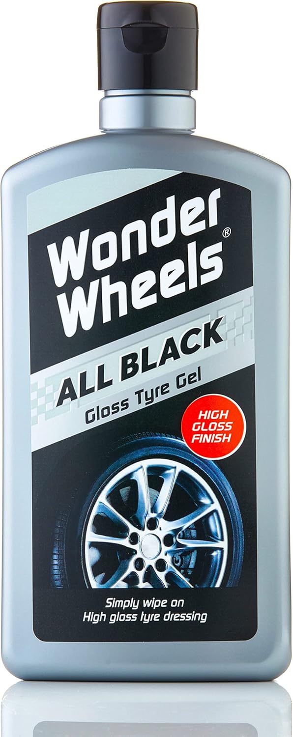Wonder Wheels All Black Gloss Tyre Gel 500ml