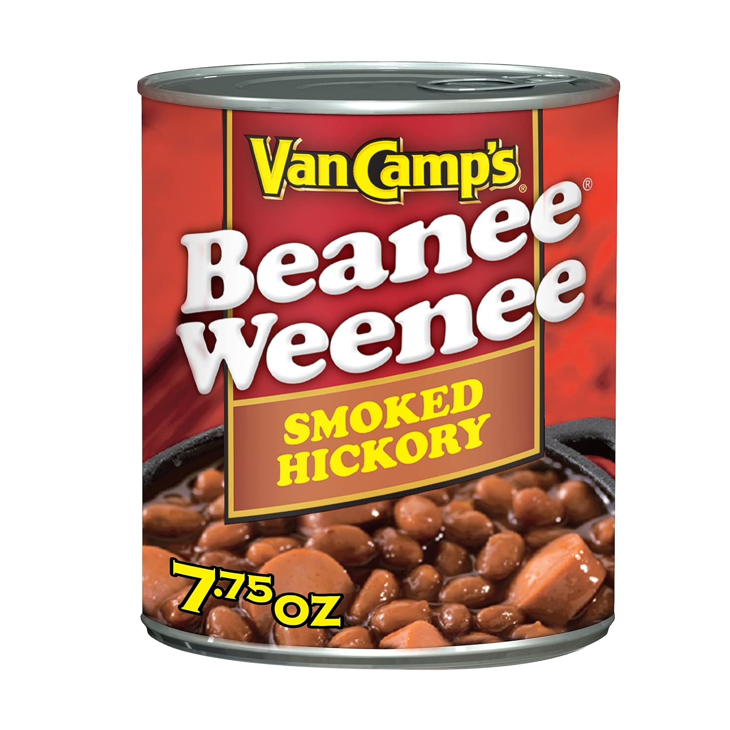 Van Camp's Smoked Hickory Beanee Weenee, Canned Food, 7.75 OZ (Pack of 24)