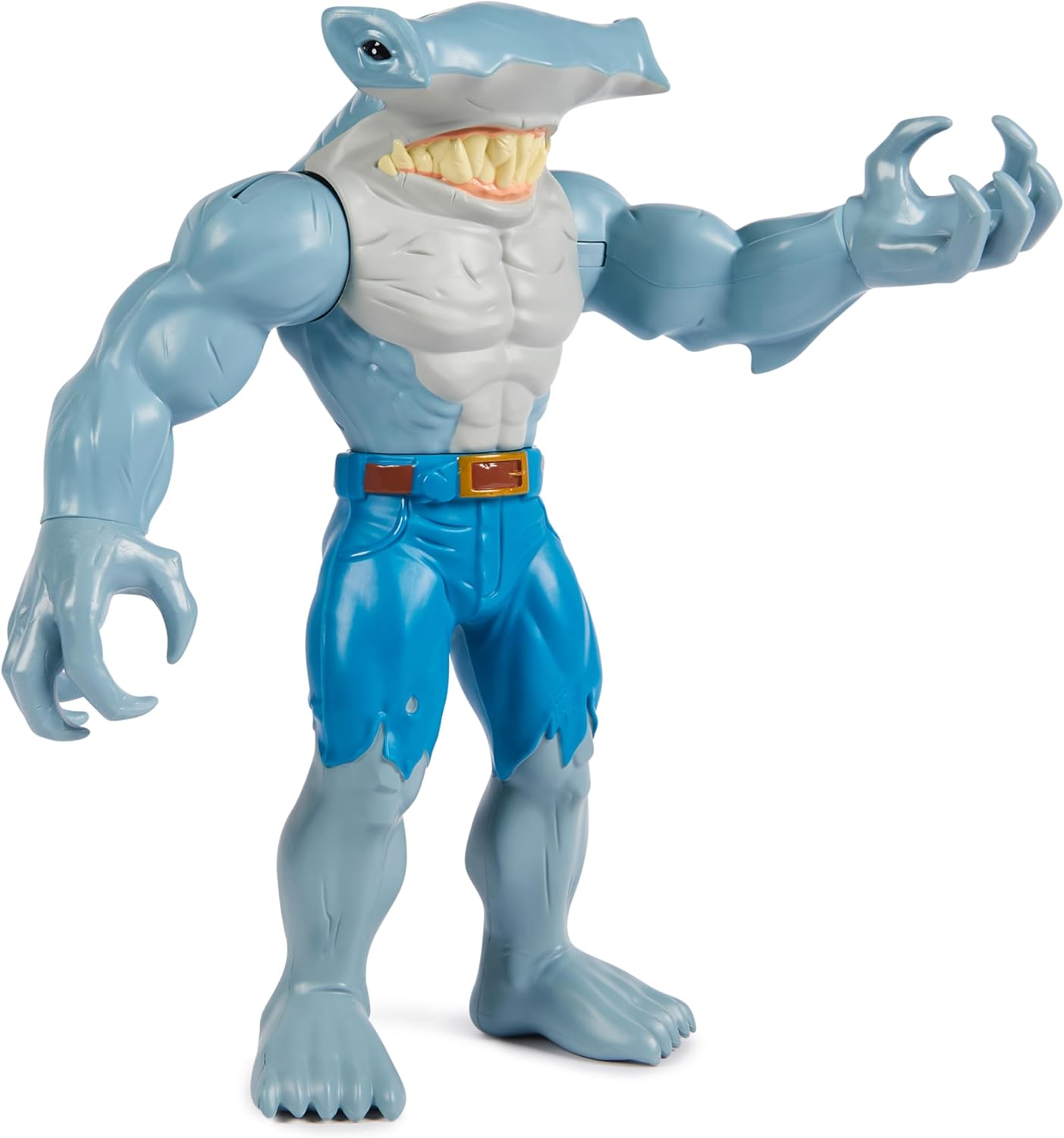 DC Comics, Batman Giant Series King Shark Action Figure, 30-centimetre Superhero Collectible Kids’ Toys for Boys and Girls Aged 3+