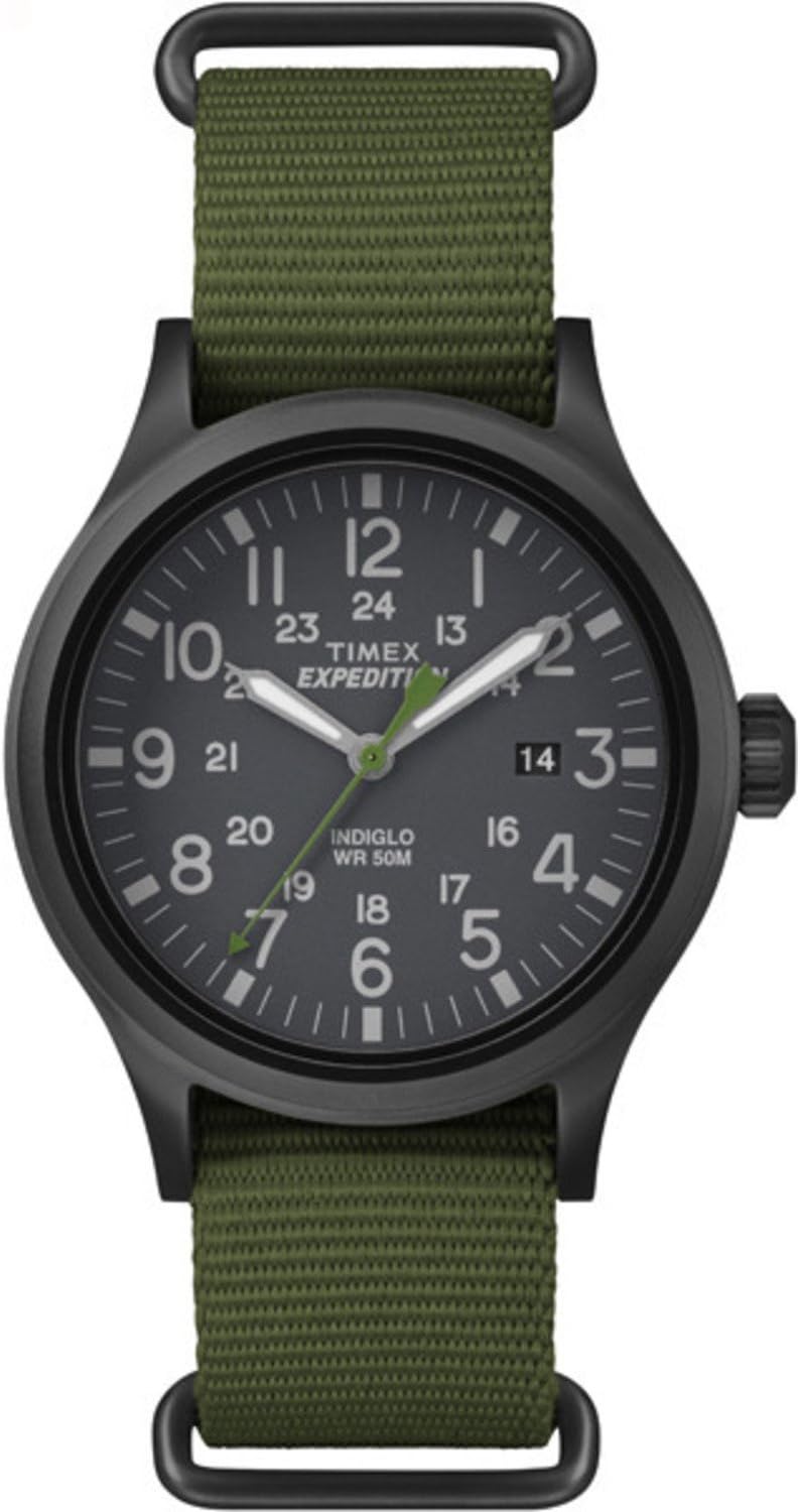 Timex Men's Expedition Scout 40mm Watch – Leather Strap